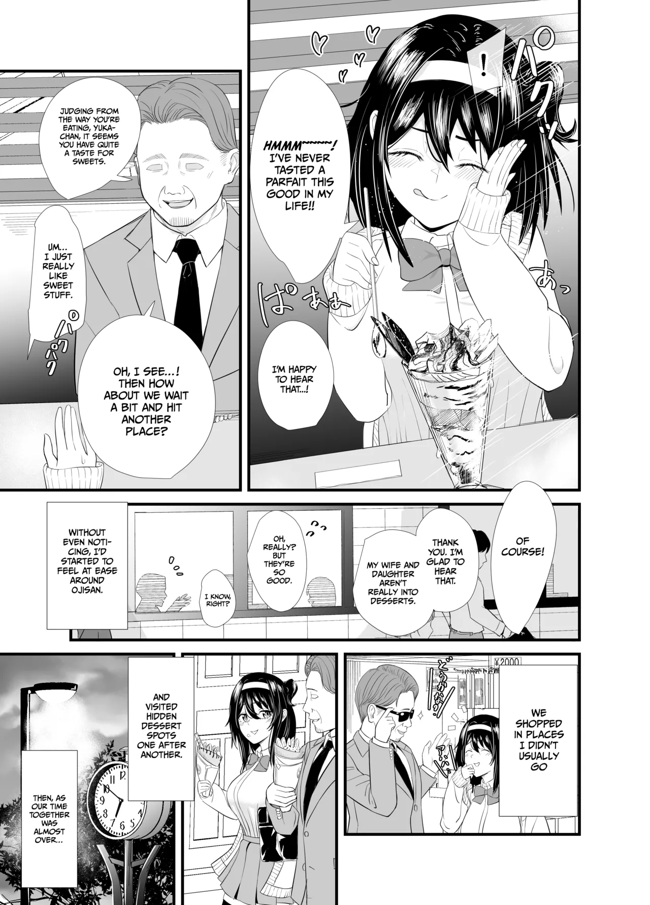 Page 8 of [Shisukeijyu] A story about a young girl who turns to SUGAR-DATING due to her family's financial hardship, only to be devoured by an Old Man and end up having a IMPREGNATION Climax [English] [Gagak_Ireng] [Digital]