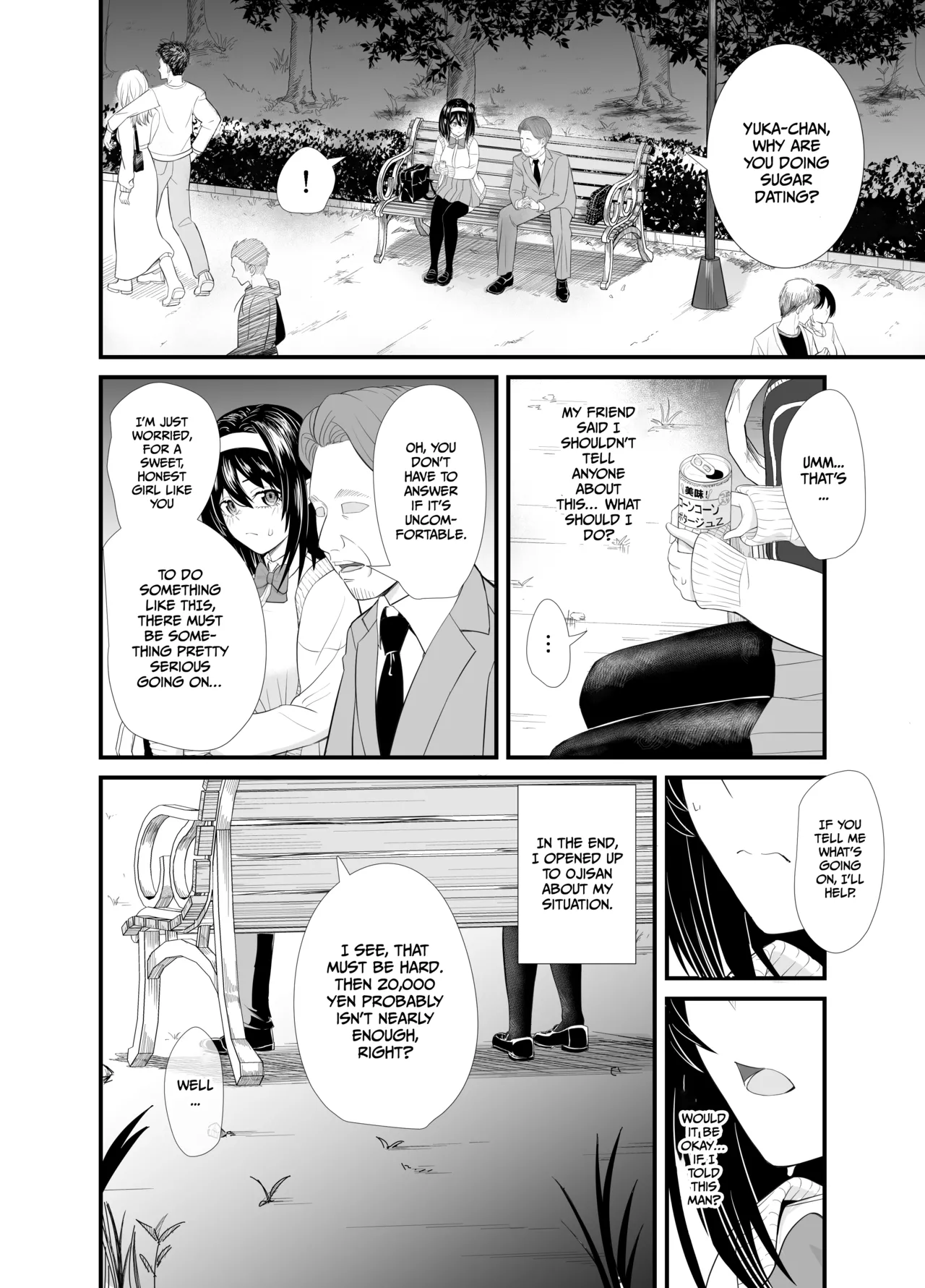 Page 9 of [Shisukeijyu] A story about a young girl who turns to SUGAR-DATING due to her family's financial hardship, only to be devoured by an Old Man and end up having a IMPREGNATION Climax [English] [Gagak_Ireng] [Digital]