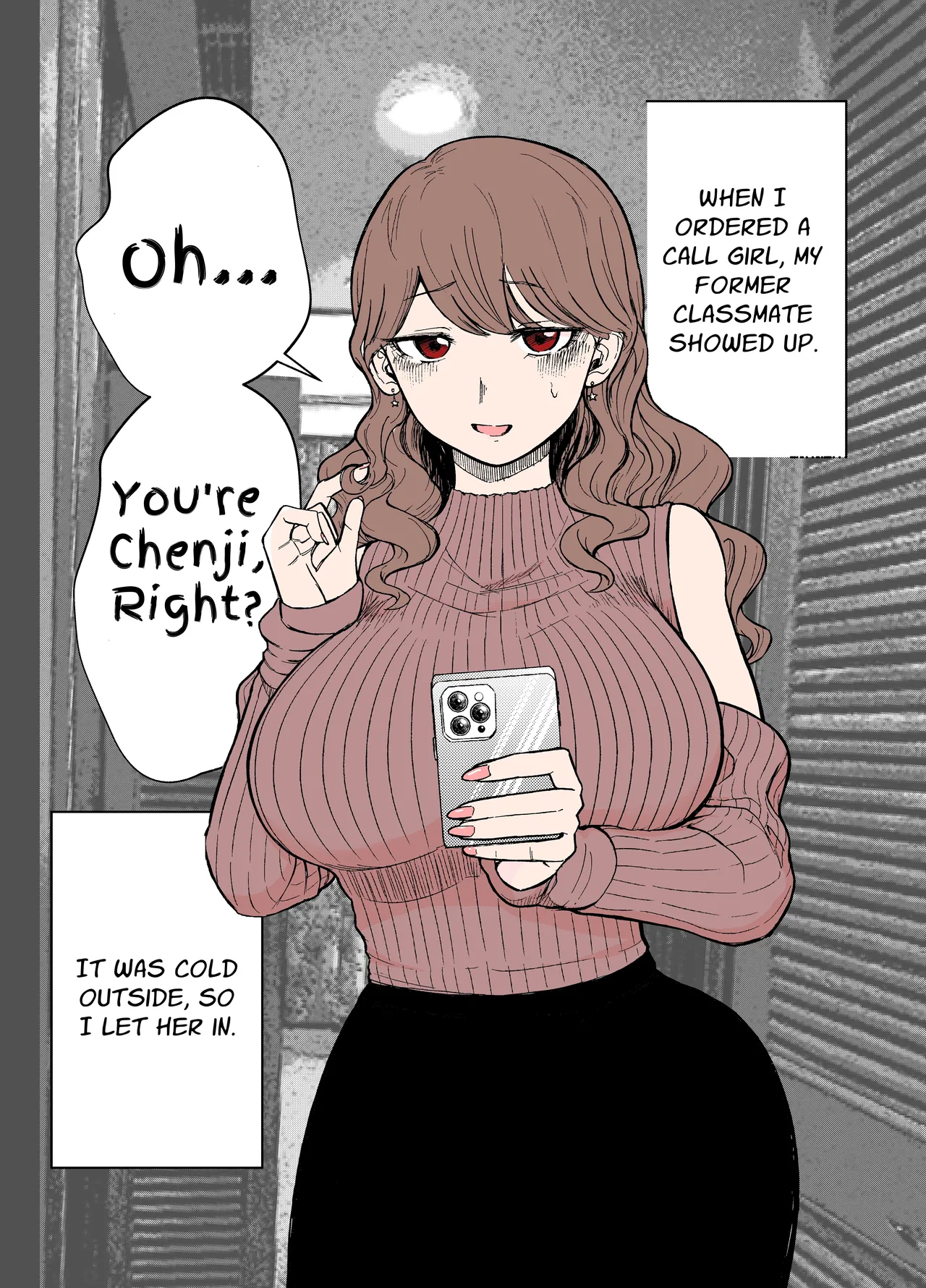 Page 2 of [Tatsuwa no Sato (Tatsuwaipu)] DeliHeal Yondara Moto Doukyuusei ga Kita | I Called For An Escort And An Old Acquaintance Turned Up [Digital] [English] [Mr. Frog Translations]