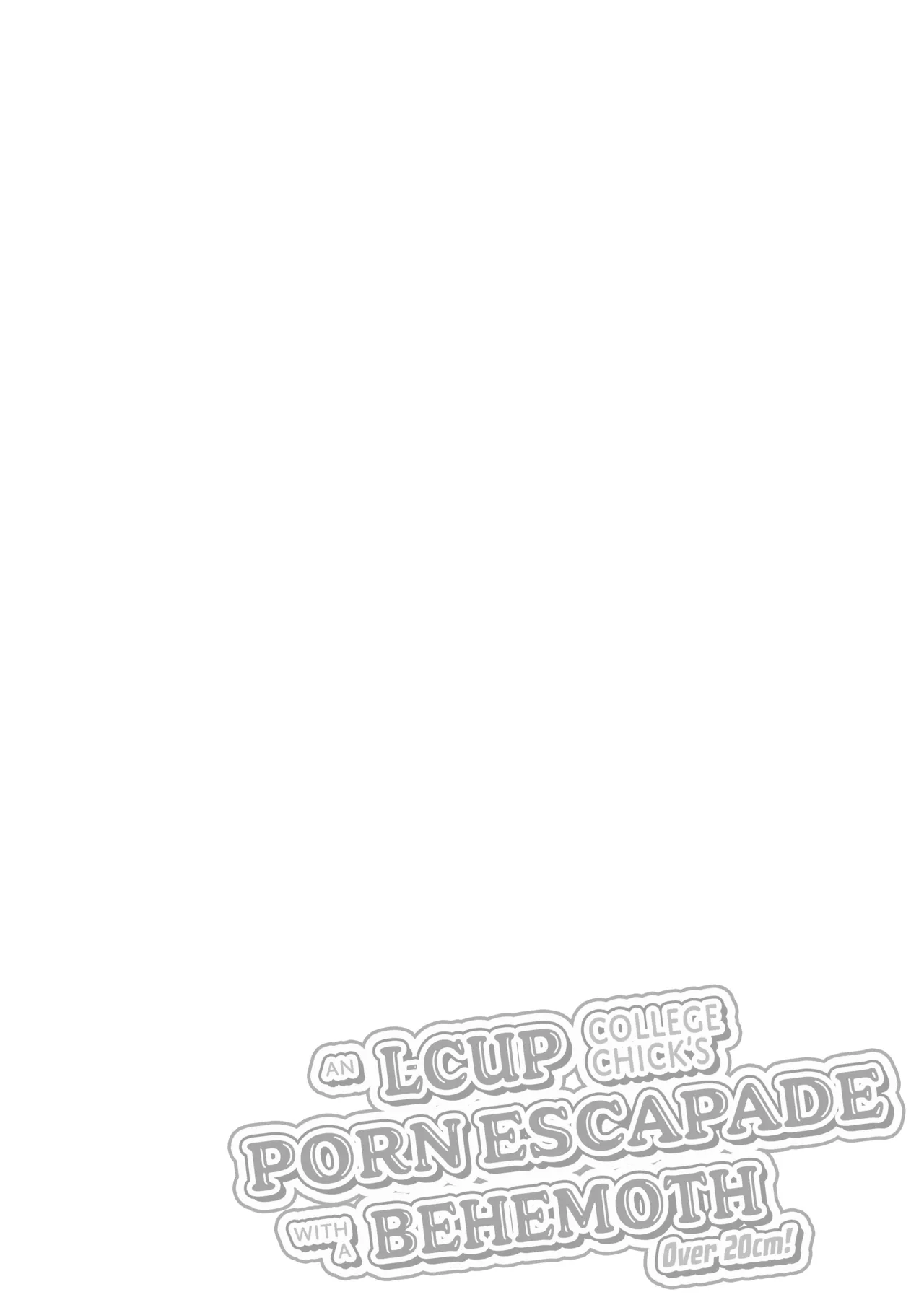 Page 2 of [Ichigo Crown (Yuzuri Ai)] L-Cup Joshidai Nama 20cm Chou Dekachin de AV Debut | An L-Cup College Chick's Porn Escapade with a Behemoth [English] [Digital]