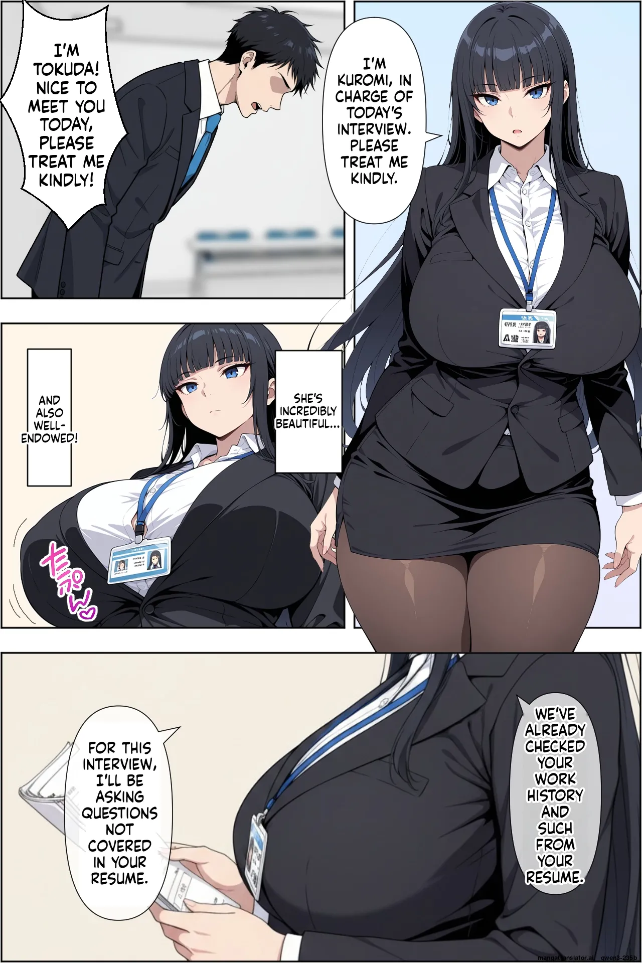 Page 2 of Tenshoku shitara bakunyuu gyaru shachou no seiyoku shori-gakari ni ninmei sareta kudan (Spanish) MTL