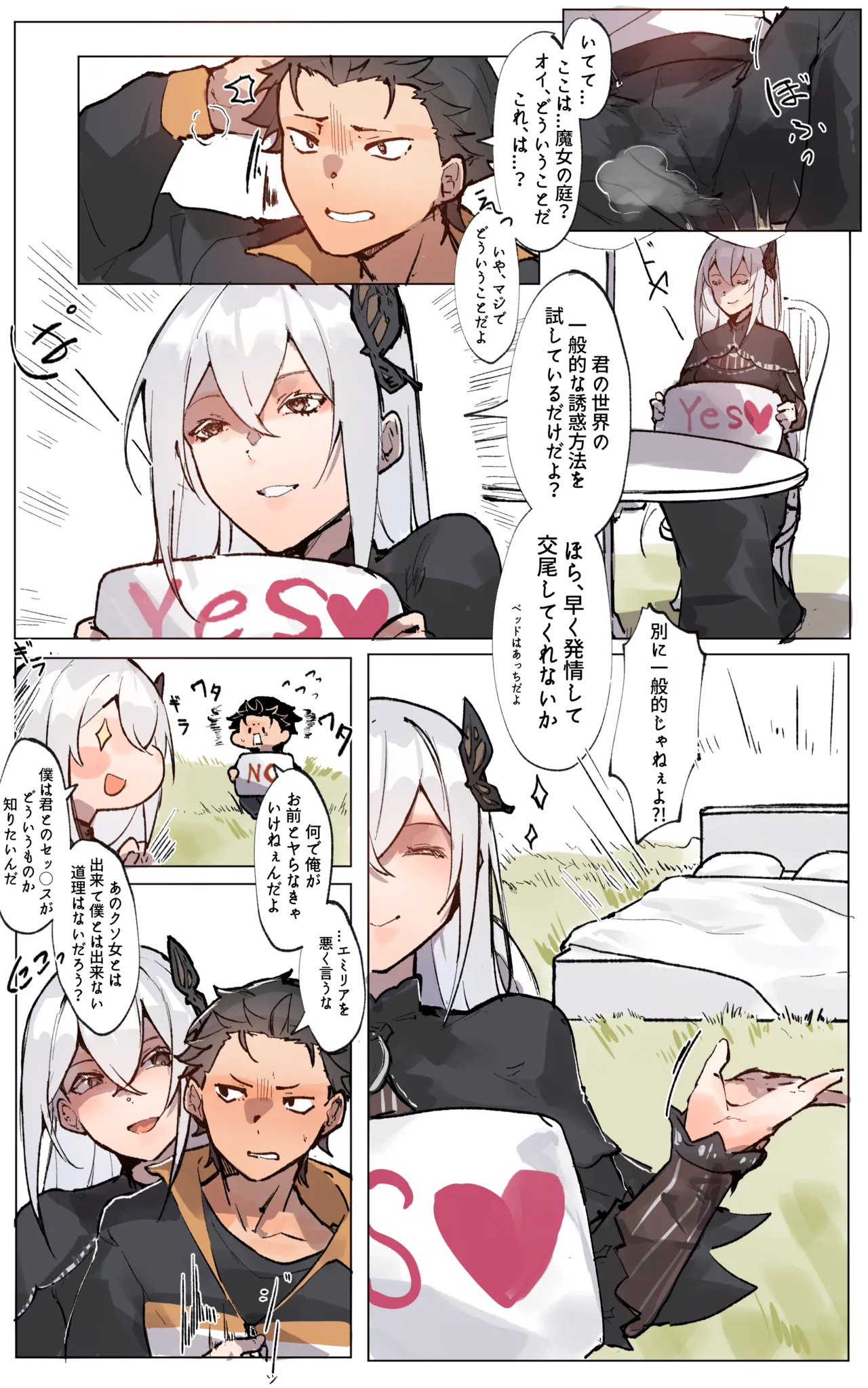 Page 1 of [Angel] The Love Experiment (Re:Zero kara Hajimeru Isekai Seikatsu)