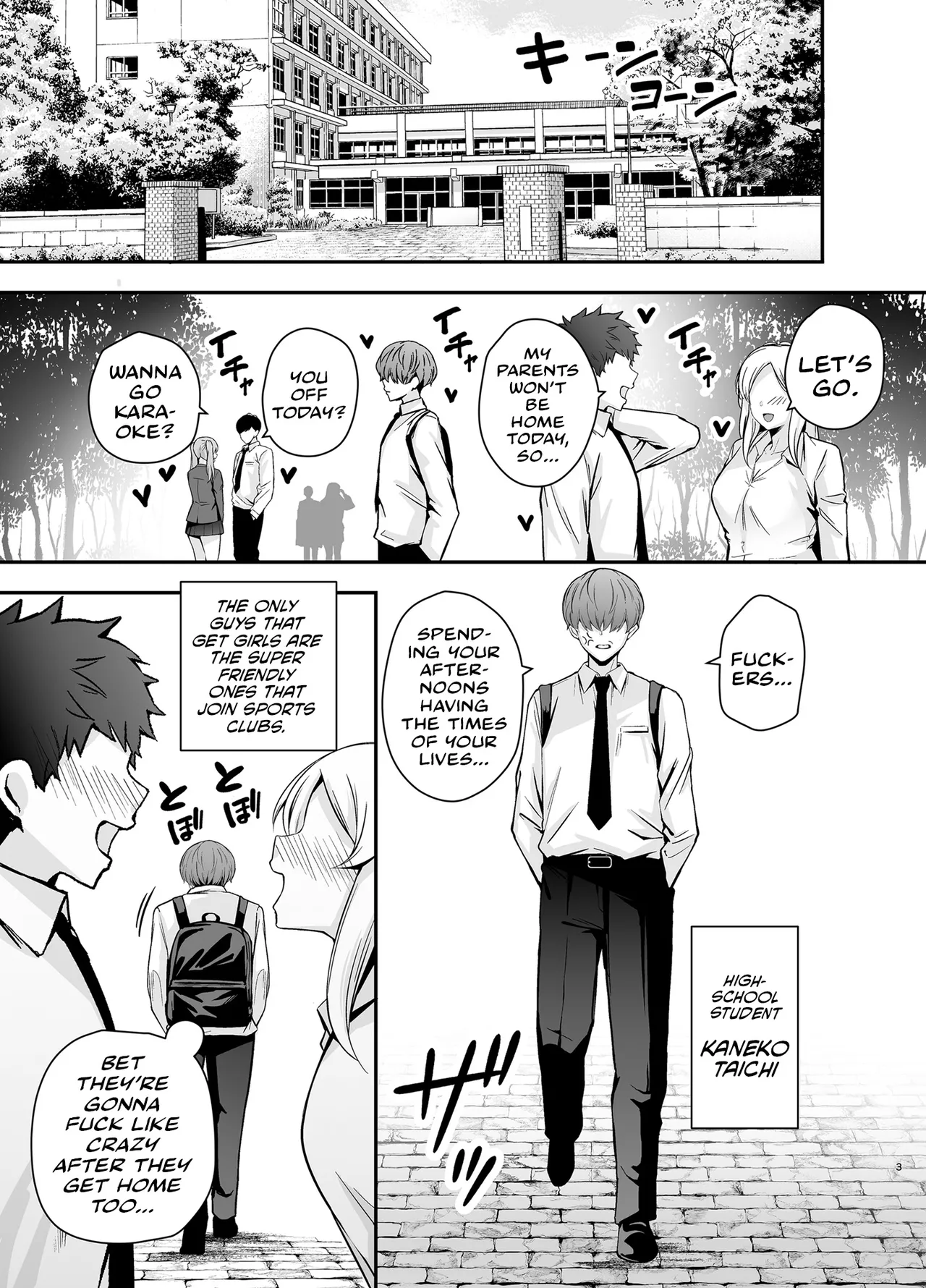 Page 2 of [Ogon Shinshi Club (Kaniguruma)] Boku no Koto ga Suki Sugiru InCha Stalker Joshi ni Nara Nani wo Yatte mo Ii yo ne? | If I Had A Gloomy Stalker That Loved Me Way, Way Too Much, I Could Do Whatever I Wanted To Her, Right? [English] [Digital]