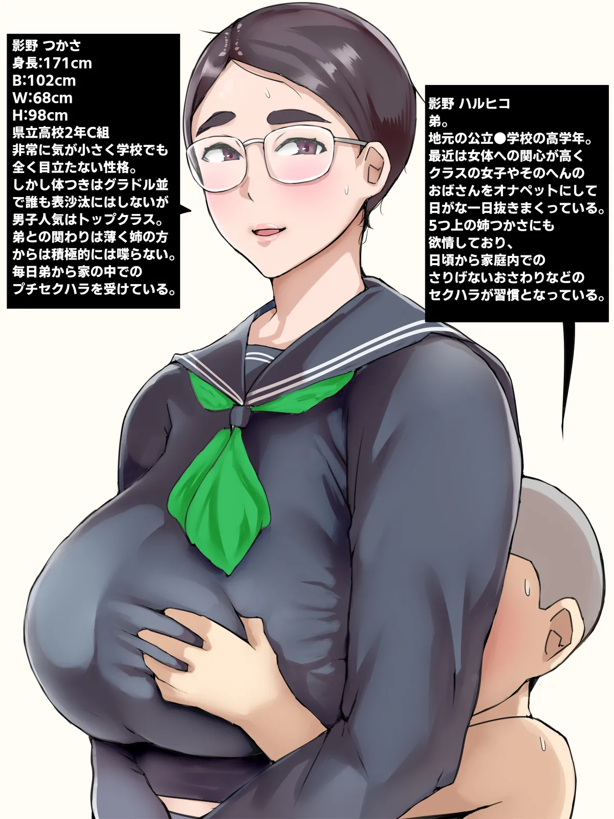 Page 2 of [ういんなー屋] 地味子のくせにむちむちな姉にムラムラしてセックスしちゃった話