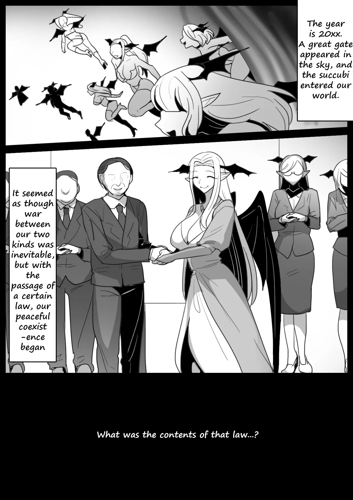 Page 2 of [Permission] A story about a law being passed, where anyone who harms a woman gets sent to a Succubus farm!