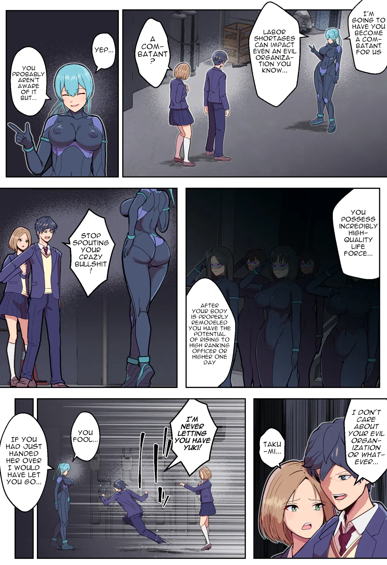 Page 5 of [Arujima] Akuochi Heroine no Futanari Chinpo ni Kanojo ga NTRte Sentouin Nisareru Hanashi | The Story of a Girlfriend Being NTR'd by a Fallen Heroine's Futanari Cock and Turned into a Combatant [ENG]