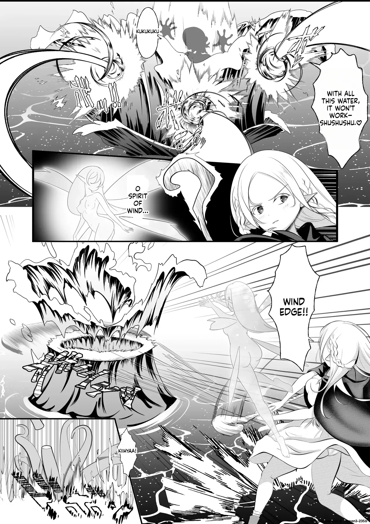 Page 7 of [Hotori no Koya] Elf Haiboku Octopacus Shokushu Kangoku [English] [SCANMTL]
