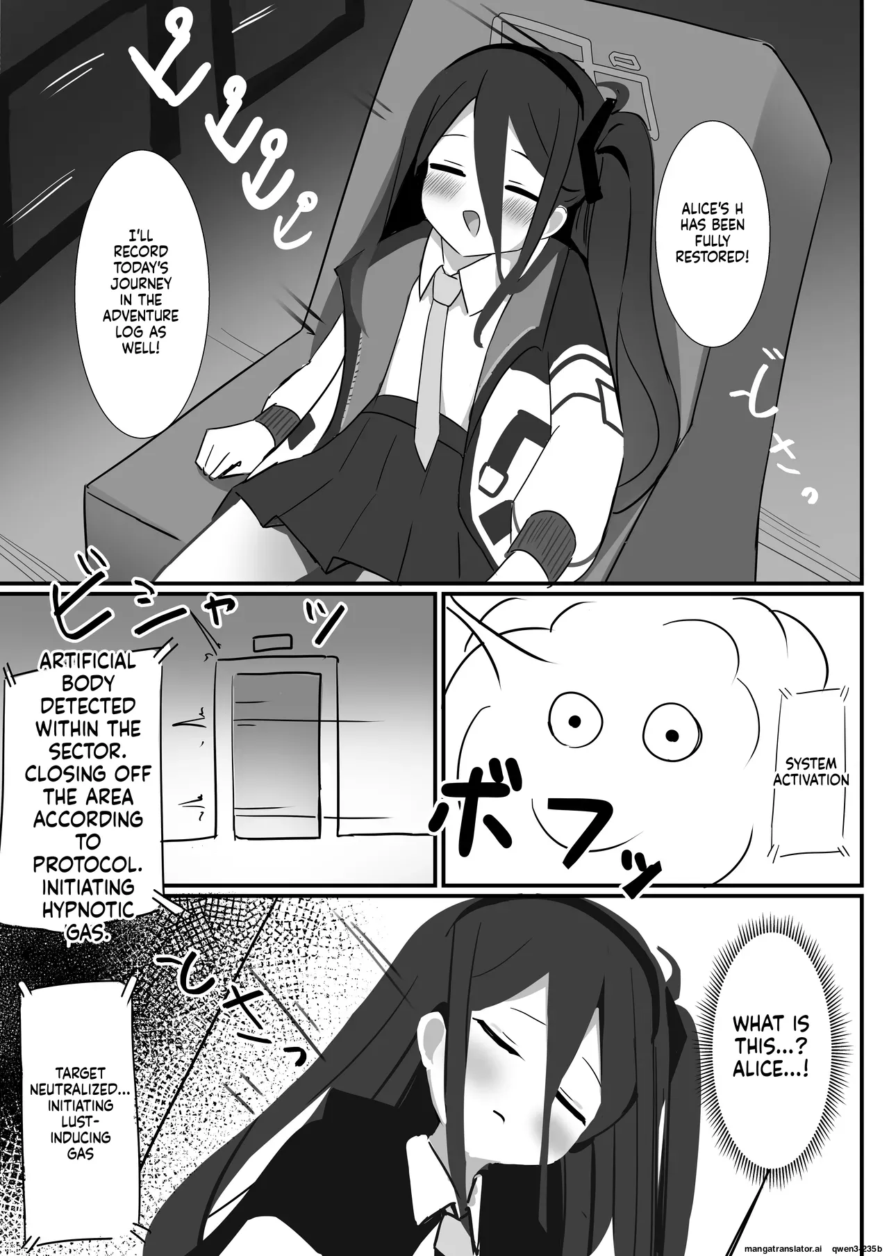 Page 4 of [Nana Hyakuya (Yaona)] AL-1S Seishokukinou Maintenance (Blue Archive) [Digital] (SCANMTL)