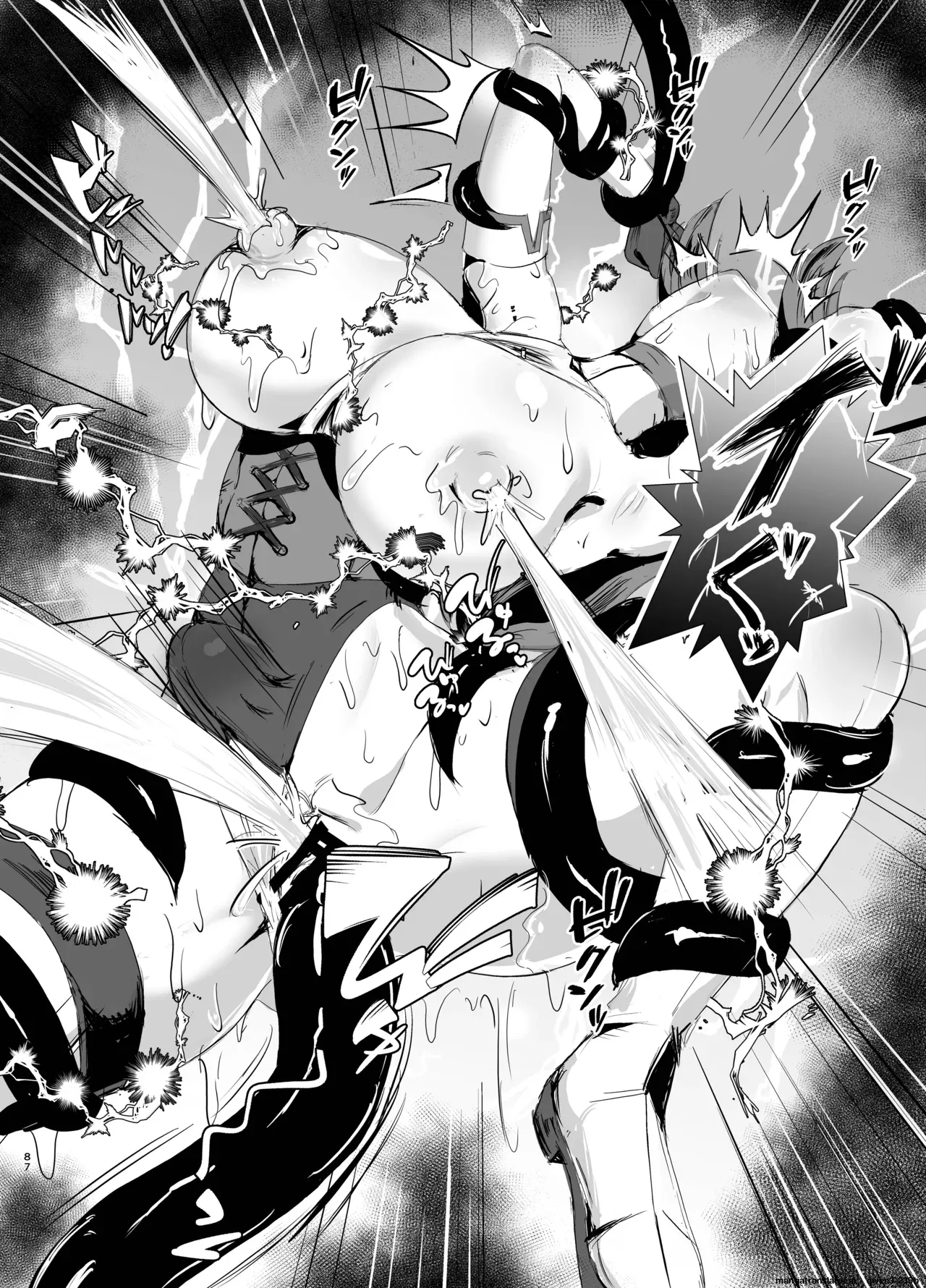 Page 35 of [Torigara Soup (Yotaka)] Wakate Elite na Seijo Kishi-sama, Kyouaku Shokushu ni Shiborareru ~Mugen ni Ikasare Buzama Haiboku Maryokujiru Tarenagashi Genkai Energy Drain Hen~ (SCANMTL)
