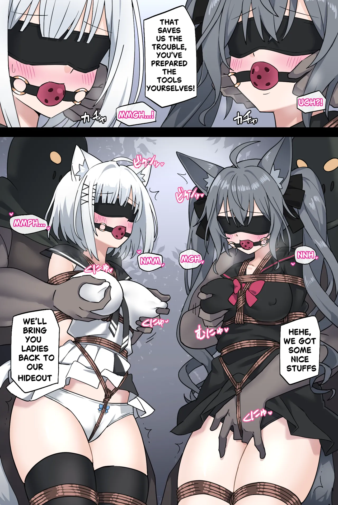 Page 6 of [Skeb]Manuka and Karin get kidnapped in the forest ENG+JP