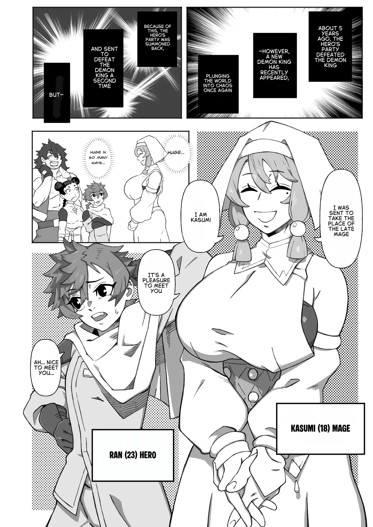 Page 3 of [Mousou Hatake (Hatake)] Shinjin Futanari Boukensha Kasumi-chan no Yuusha-sama 100-nichi Choukyou Nikki [English] [Digital]