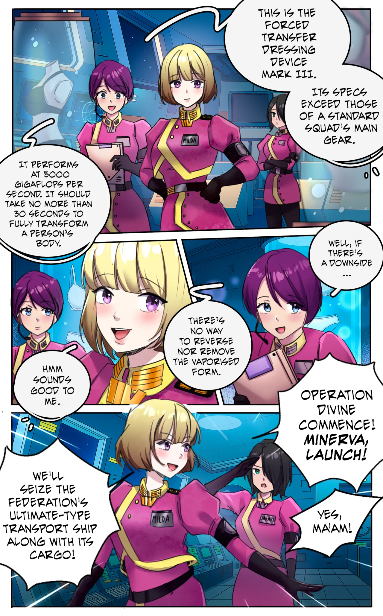 Page 2 of [MeowWithMe & Milda007] Female Clothing Vaporization of Shame