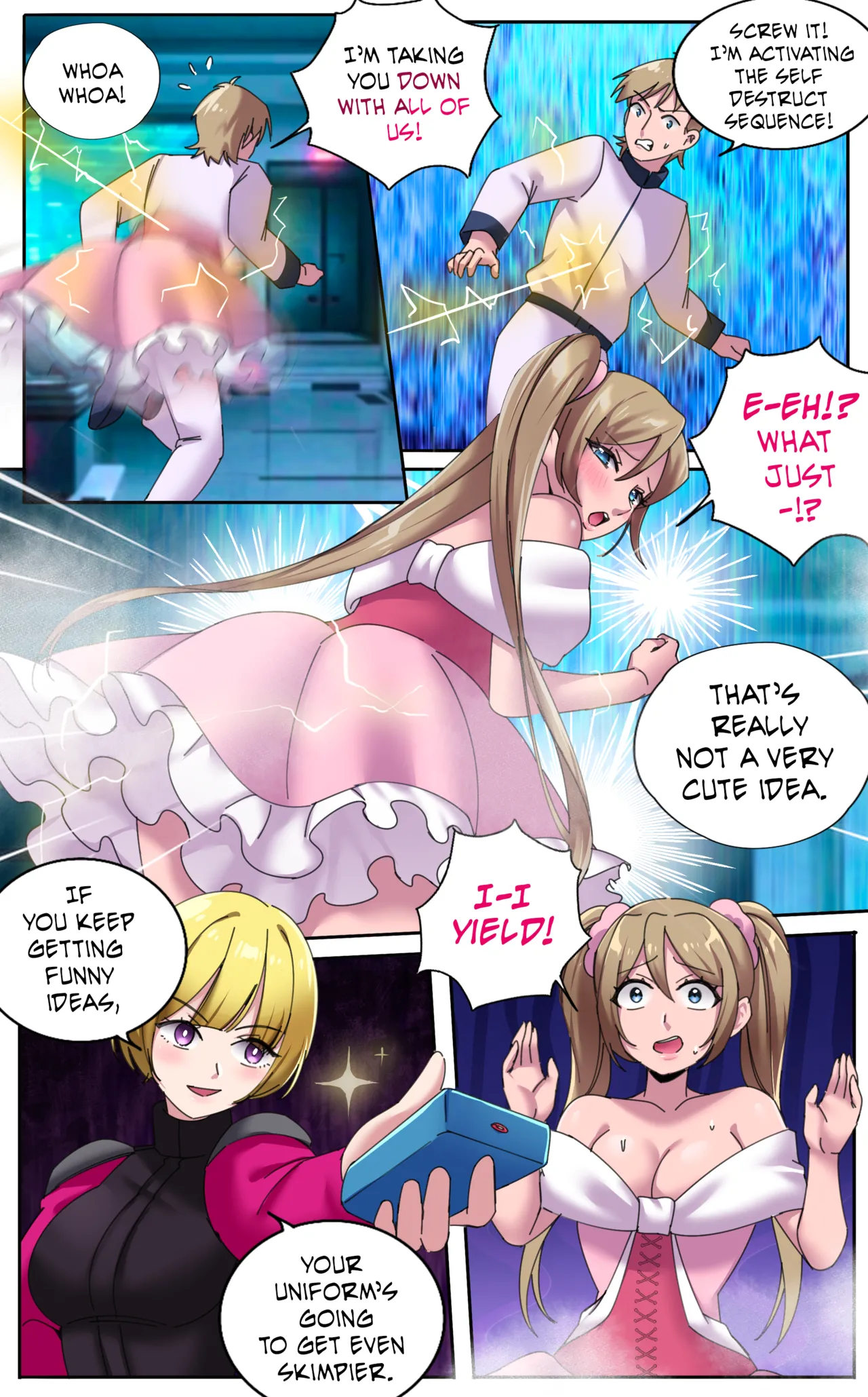Page 28 of [MeowWithMe & Milda007] Female Clothing Vaporization of Shame