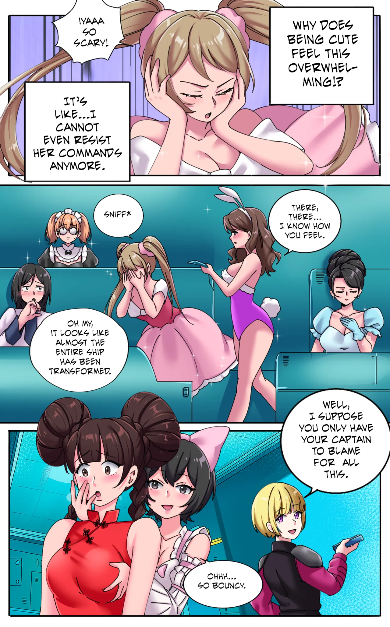 Page 29 of [MeowWithMe & Milda007] Female Clothing Vaporization of Shame