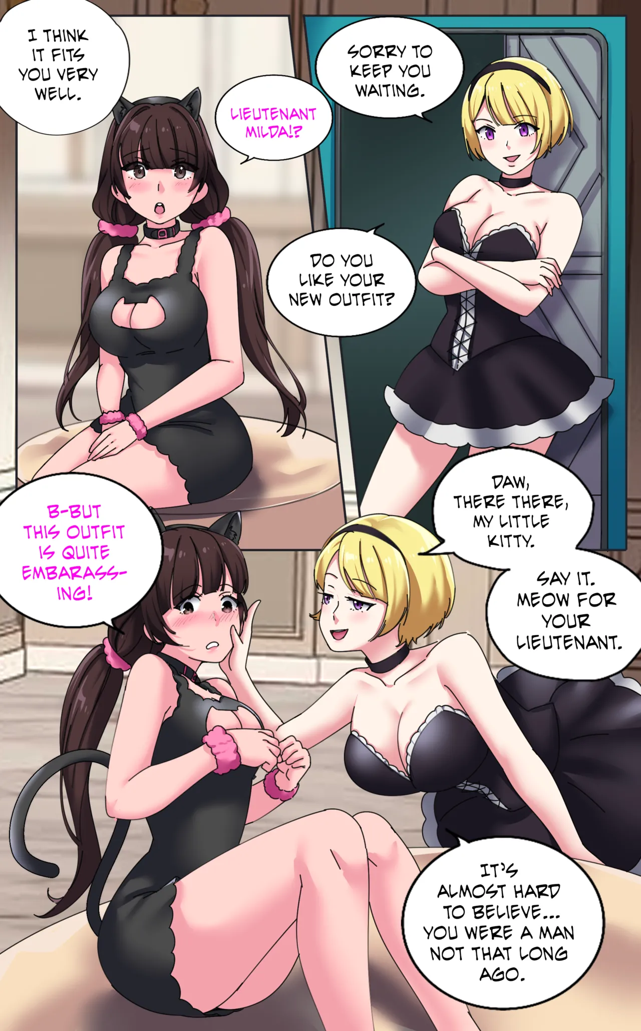 Page 33 of [MeowWithMe & Milda007] Female Clothing Vaporization of Shame