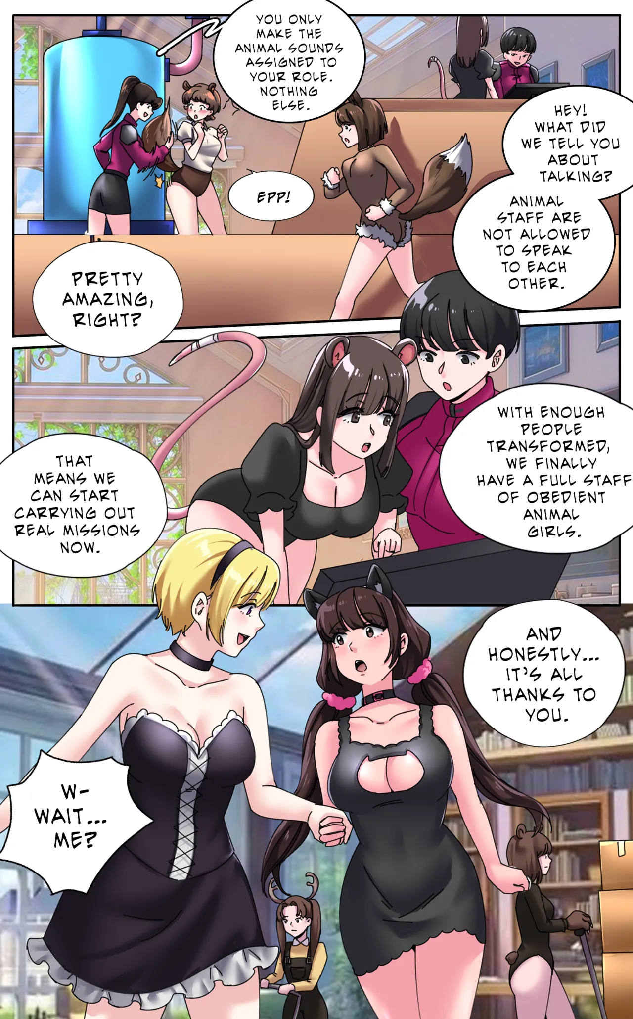 Page 35 of [MeowWithMe & Milda007] Female Clothing Vaporization of Shame