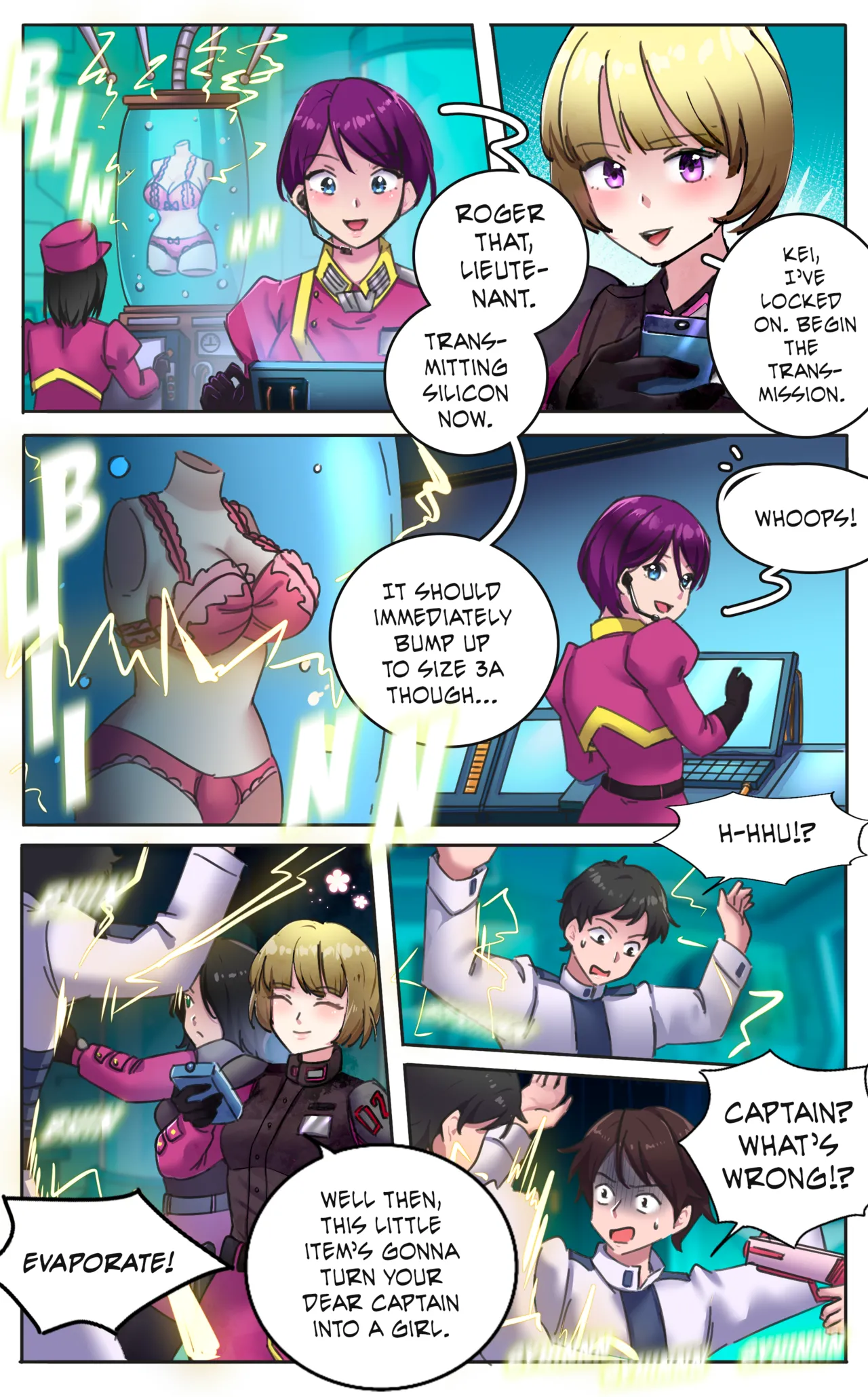 Page 5 of [MeowWithMe & Milda007] Female Clothing Vaporization of Shame