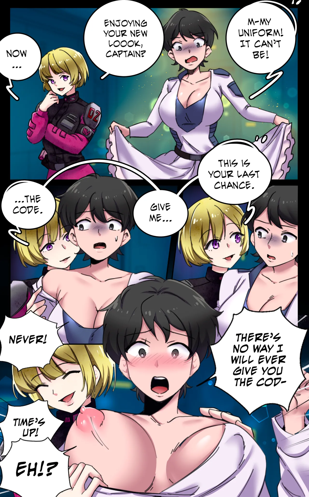 Page 8 of [MeowWithMe & Milda007] Female Clothing Vaporization of Shame