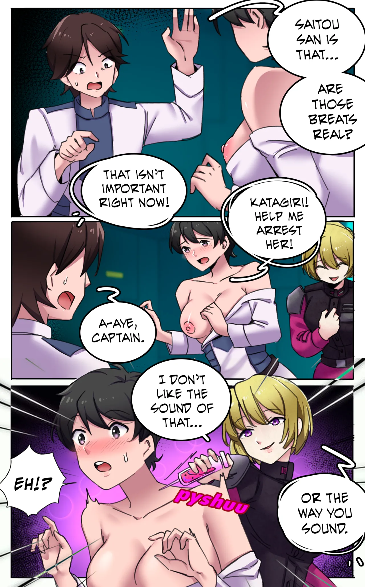 Page 9 of [MeowWithMe & Milda007] Female Clothing Vaporization of Shame