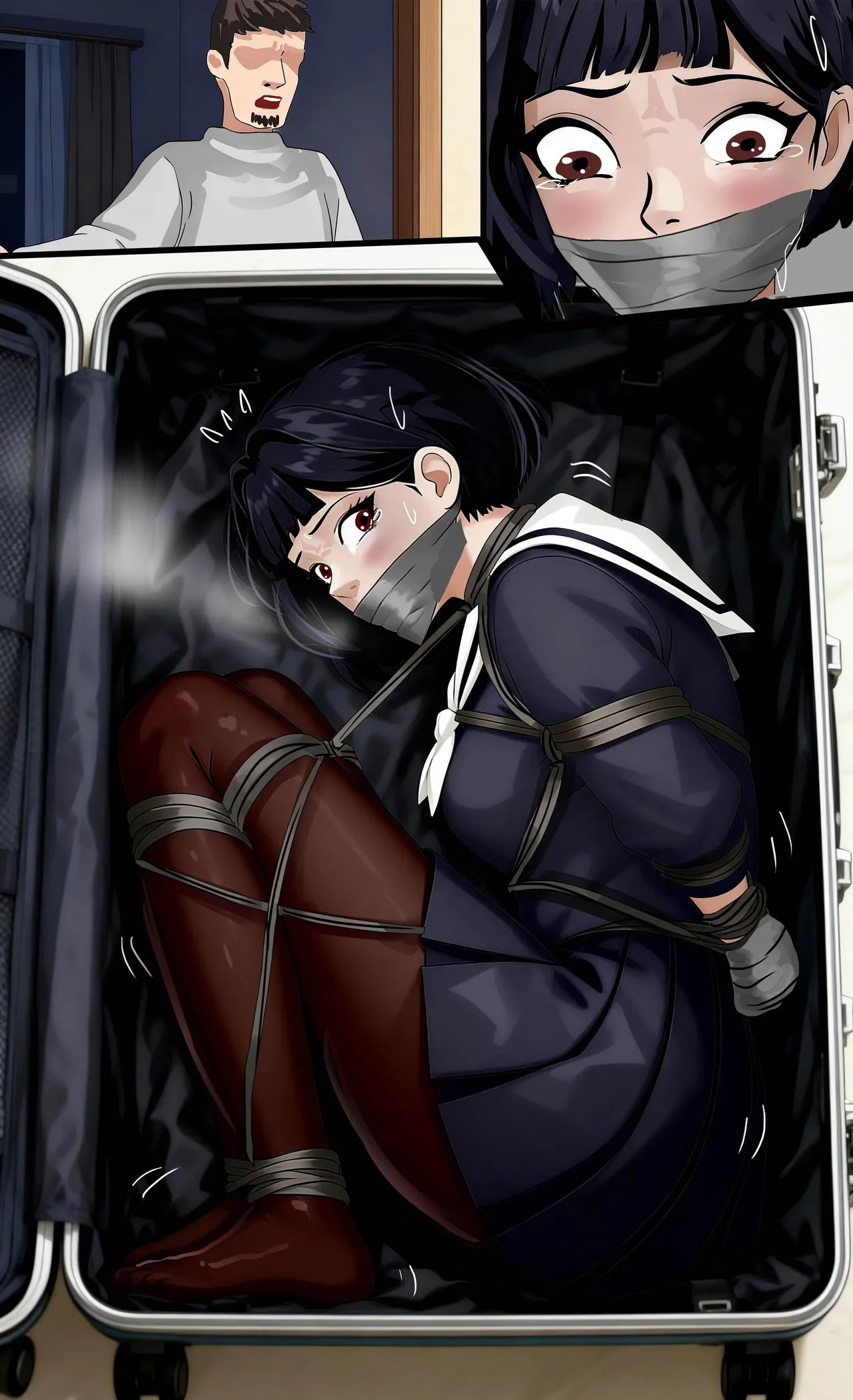 Page 22 of 《除灵少女》经典的黑丝水手服美少女
