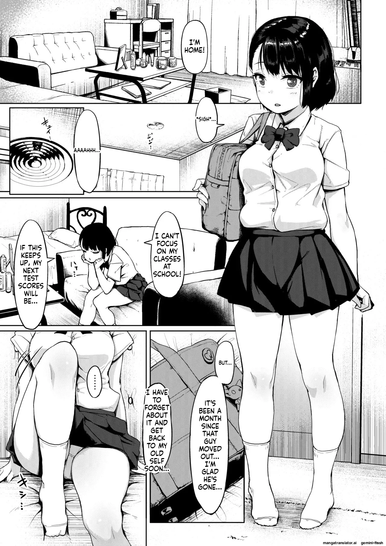 Page 2 of [Circle Mizusane (Mizusane)] Isourou datta Oji-san ~Shoujo Kazoku to Tegirekin~ [English] [MTL]