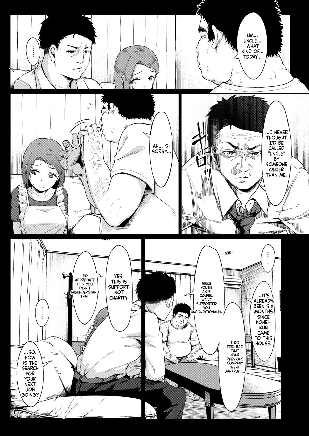 Page 6 of [Circle Mizusane (Mizusane)] Isourou datta Oji-san ~Shoujo Kazoku to Tegirekin~ [English] [MTL]
