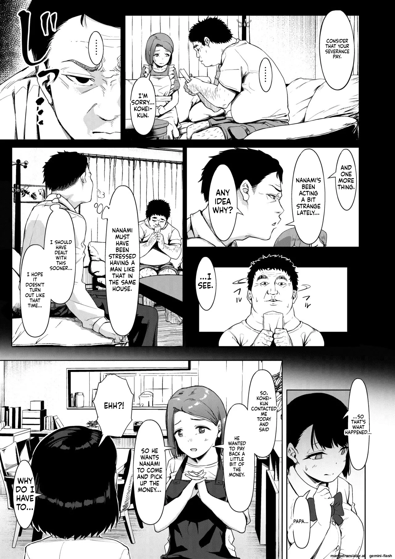 Page 8 of [Circle Mizusane (Mizusane)] Isourou datta Oji-san ~Shoujo Kazoku to Tegirekin~ [English] [MTL]