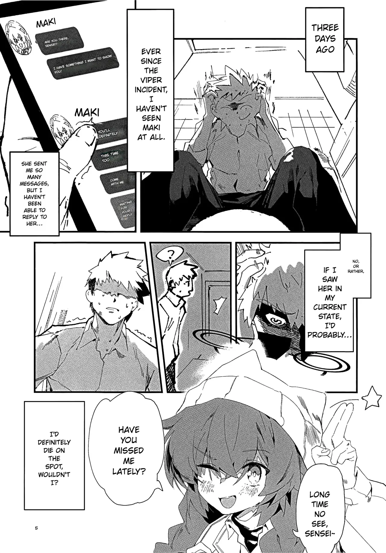 Page 4 of (C107) [Oishii Ko (CM You)] MAKI-CHAN TO ONSEN (Blue Archive) [English]