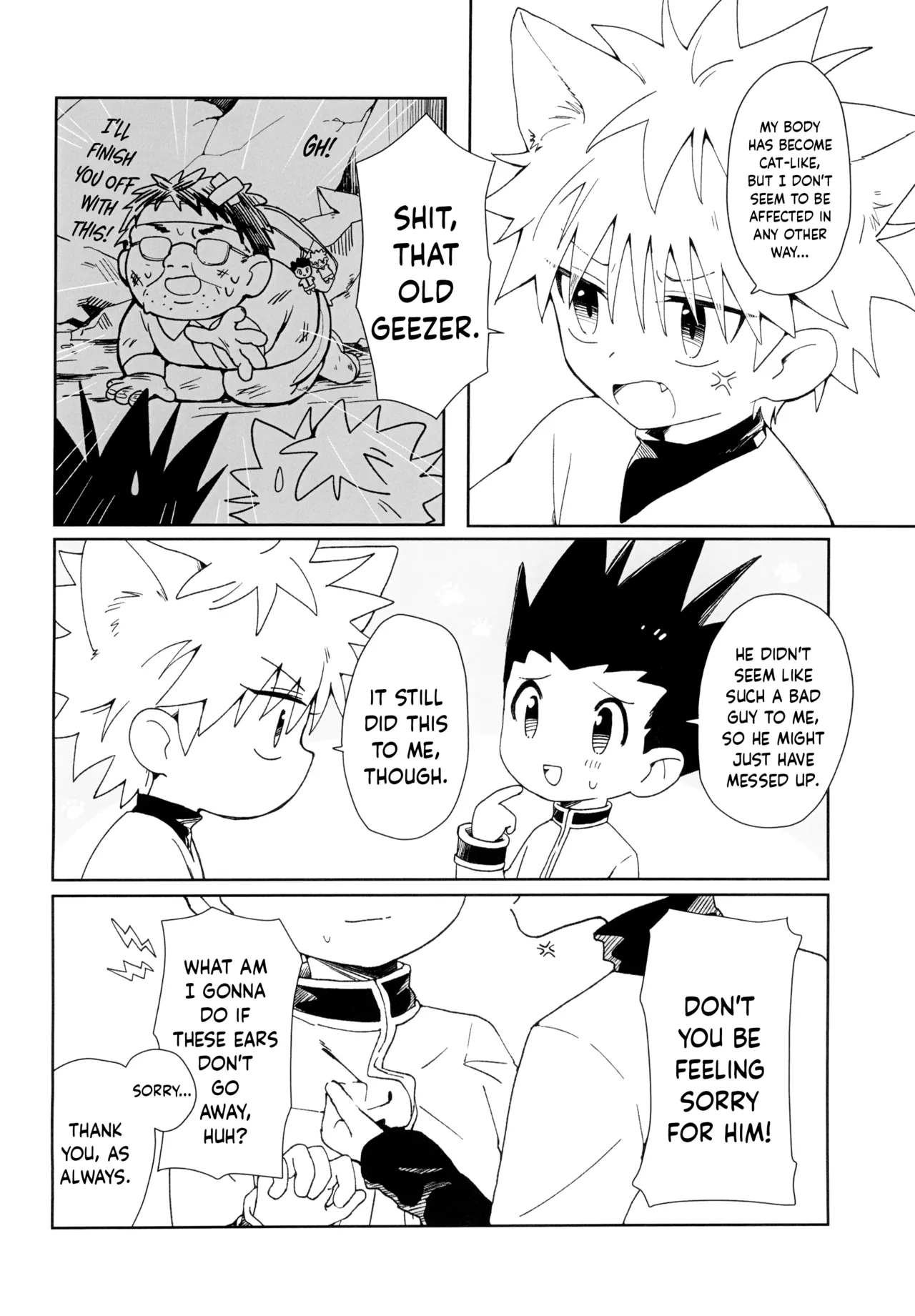 Page 4 of (HaruCC32) [Penguin Obake (Hane)] Amakuchi Neko Heart | Sweet kitty heart (Hunter x Hunter) [English] {Chin²}