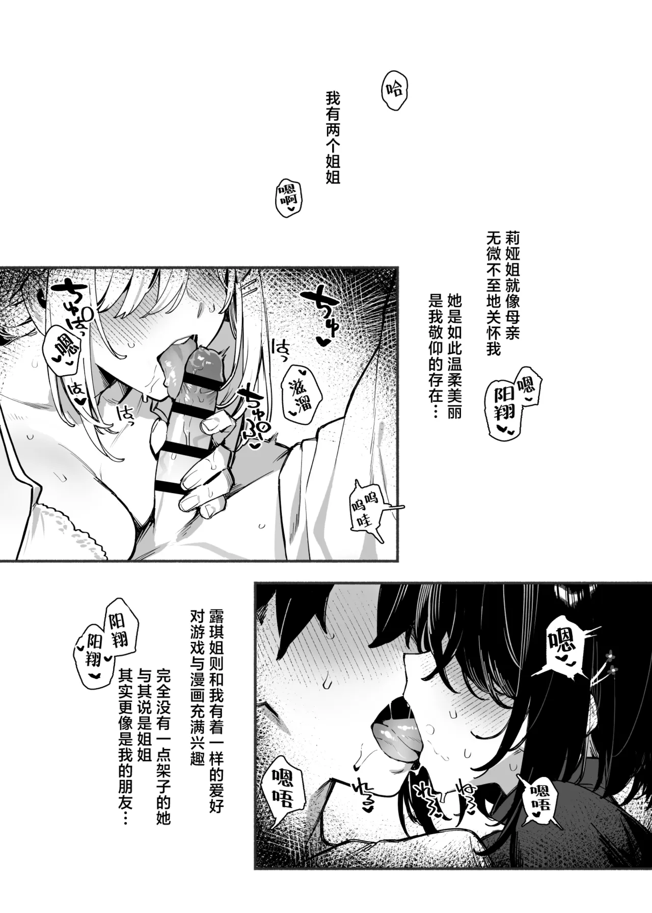 Page 3 of [Dai-kotetsu Dan (92M)] Sister Contrast 2: Muttsuri Onee-chan to Henai Koubi | 反差姐妹2:与闷骚姐姐的偏爱性交 [Chinese] [白杨汉化组] [Digital]