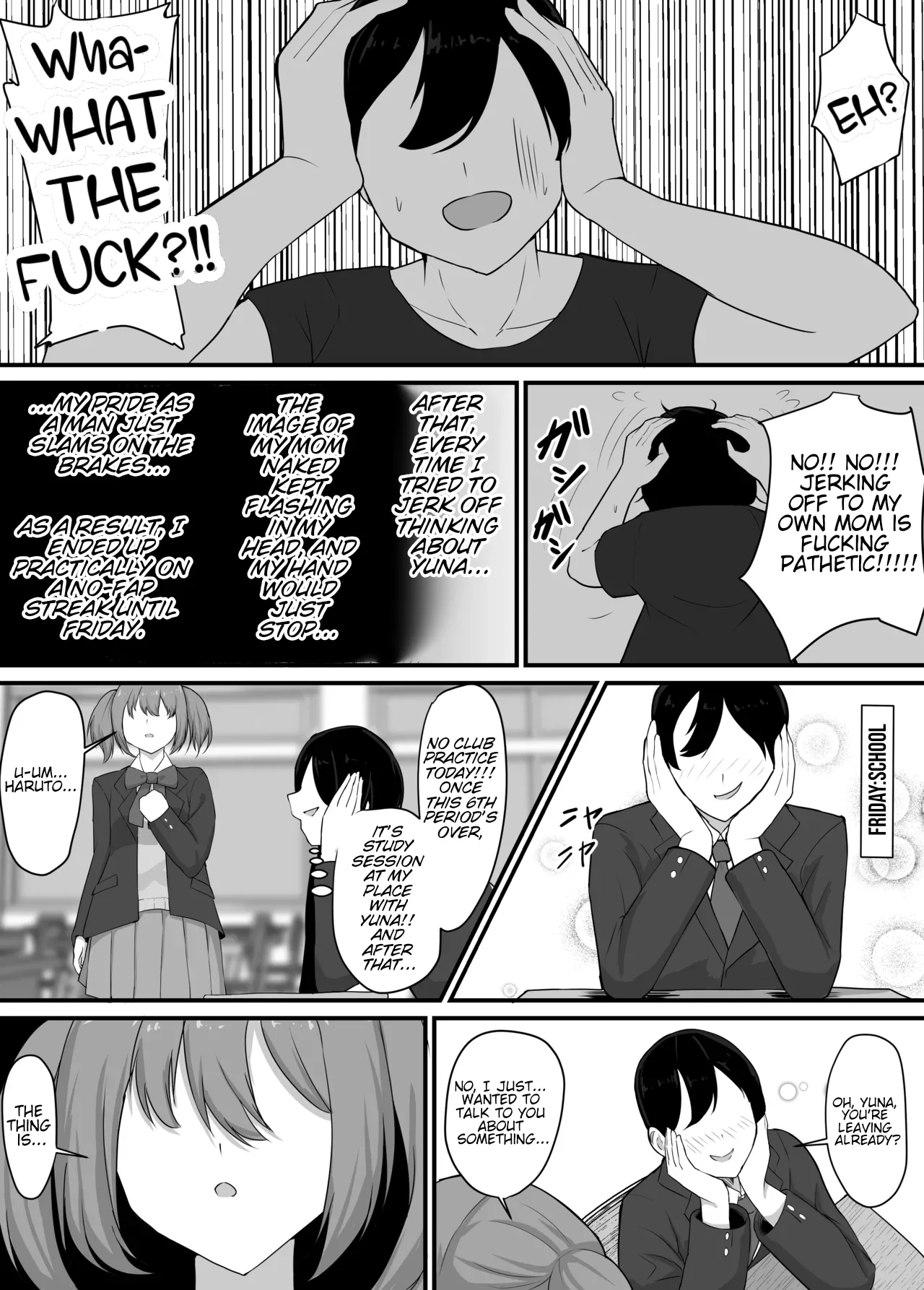 Page 10 of [jody-sub Rou] Kanojo o Netorareta kara Kaa-chan de Hassan shita Hanashi | Some dude stole my girl, so I blew off steam with my mom. [English] [Ghostmilflame]