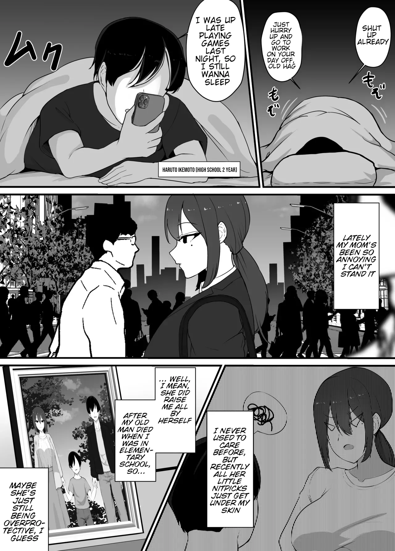 Page 4 of [jody-sub Rou] Kanojo o Netorareta kara Kaa-chan de Hassan shita Hanashi | Some dude stole my girl, so I blew off steam with my mom. [English] [Ghostmilflame]