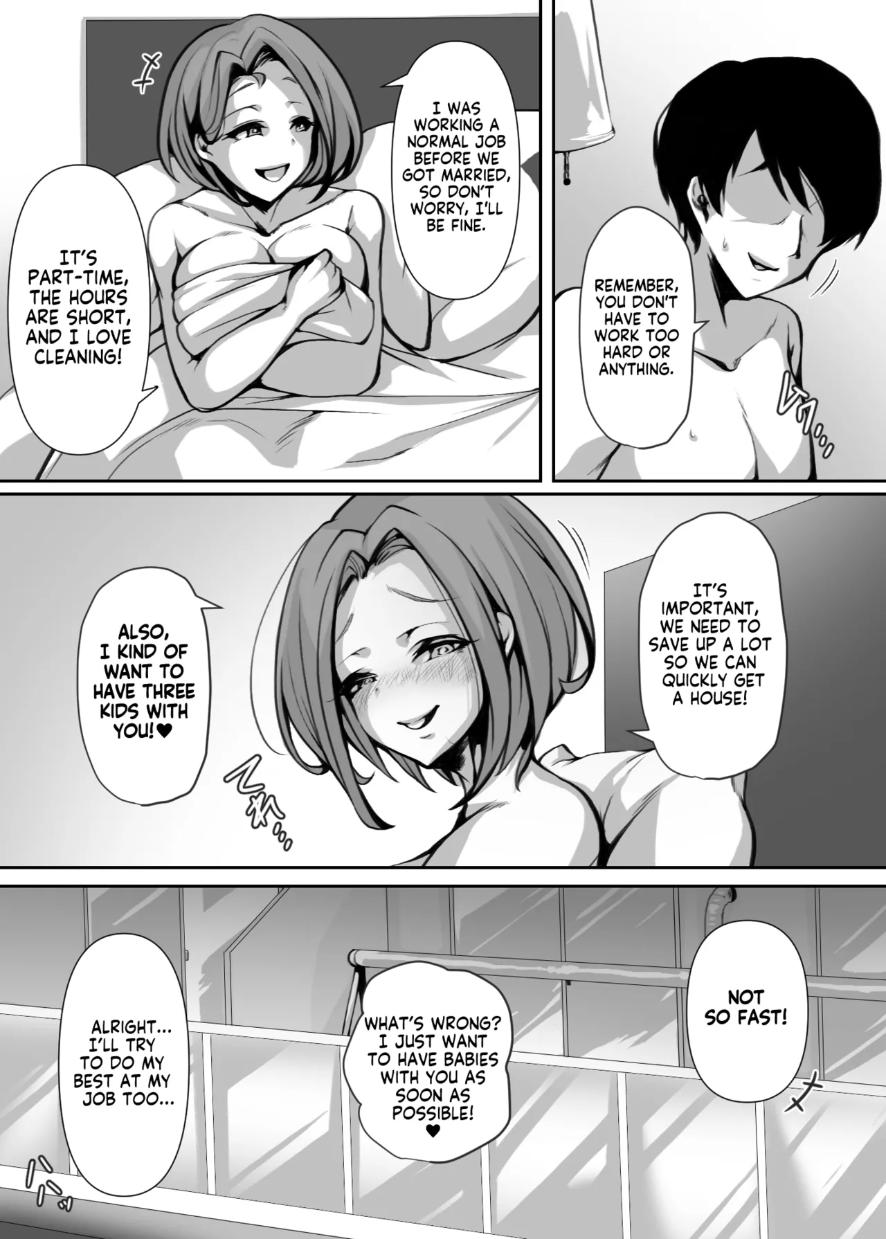 Page 7 of [Mitsumitsu Niku] Ohogoe wo Hiteishita Hitozuma ga Otosareru Hanashi | The Married Woman Who Denied Her Crazy Moans Was Defeated [English] [KM_42]