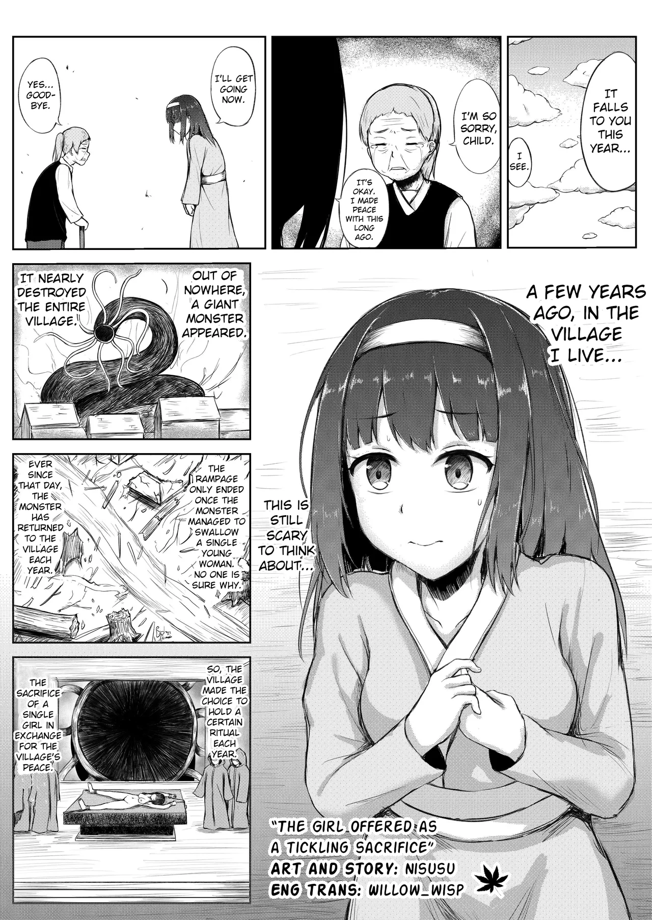 Kusuguri Ikenie Musume | The Girl Offered as a Tickling Sacrifice page 2 full