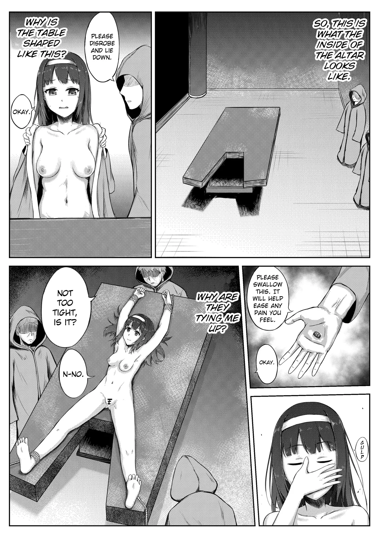 Kusuguri Ikenie Musume | The Girl Offered as a Tickling Sacrifice page 4 full