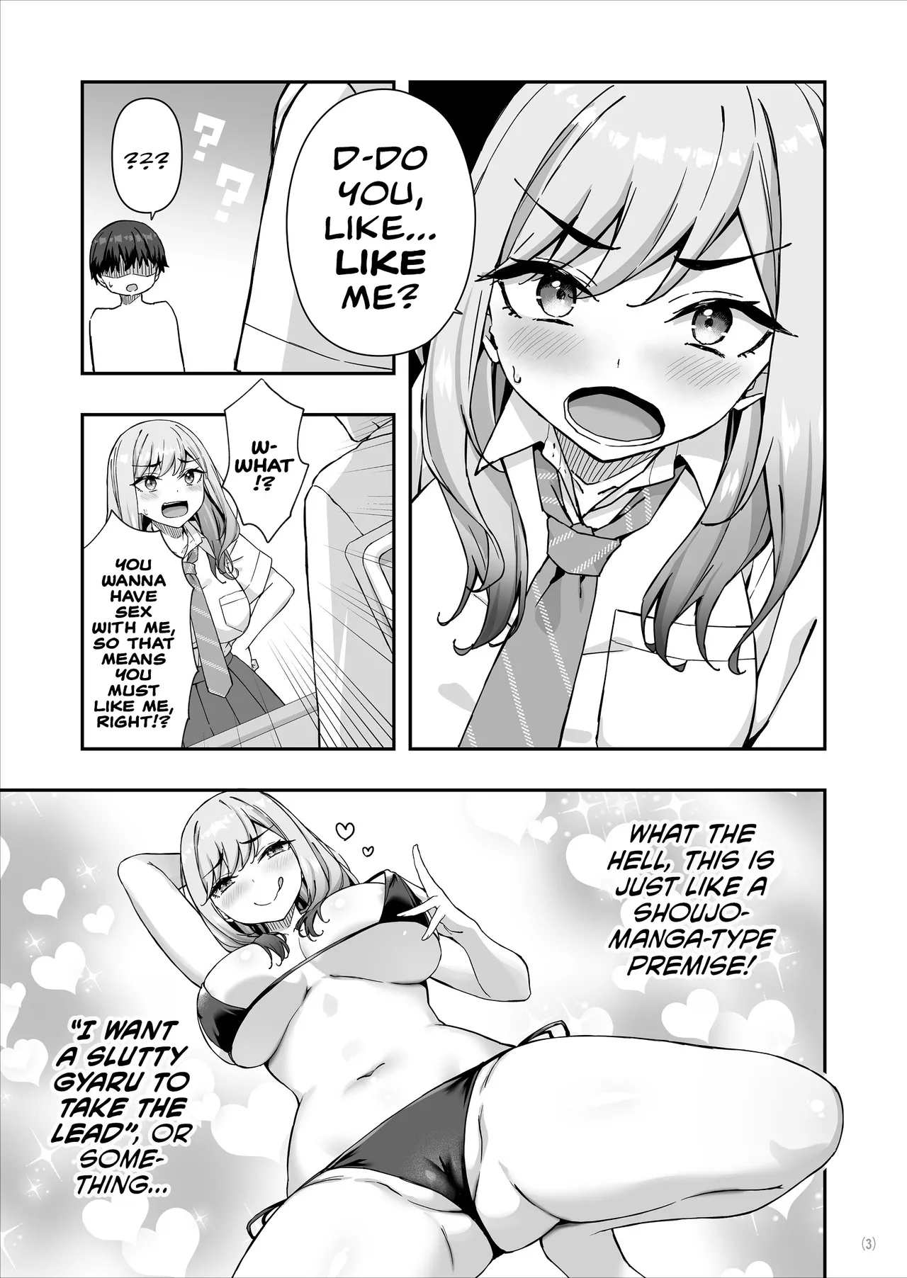 Page 4 of [Maritozzo (cccpo, Dynamite moca)] The Delinquent Gyaru That I Fantasize About Found Out! | Furyou Gal de Ero Mousou Shitetara Honnin ni Bareta Ken [English] [Cookie Cruncher]