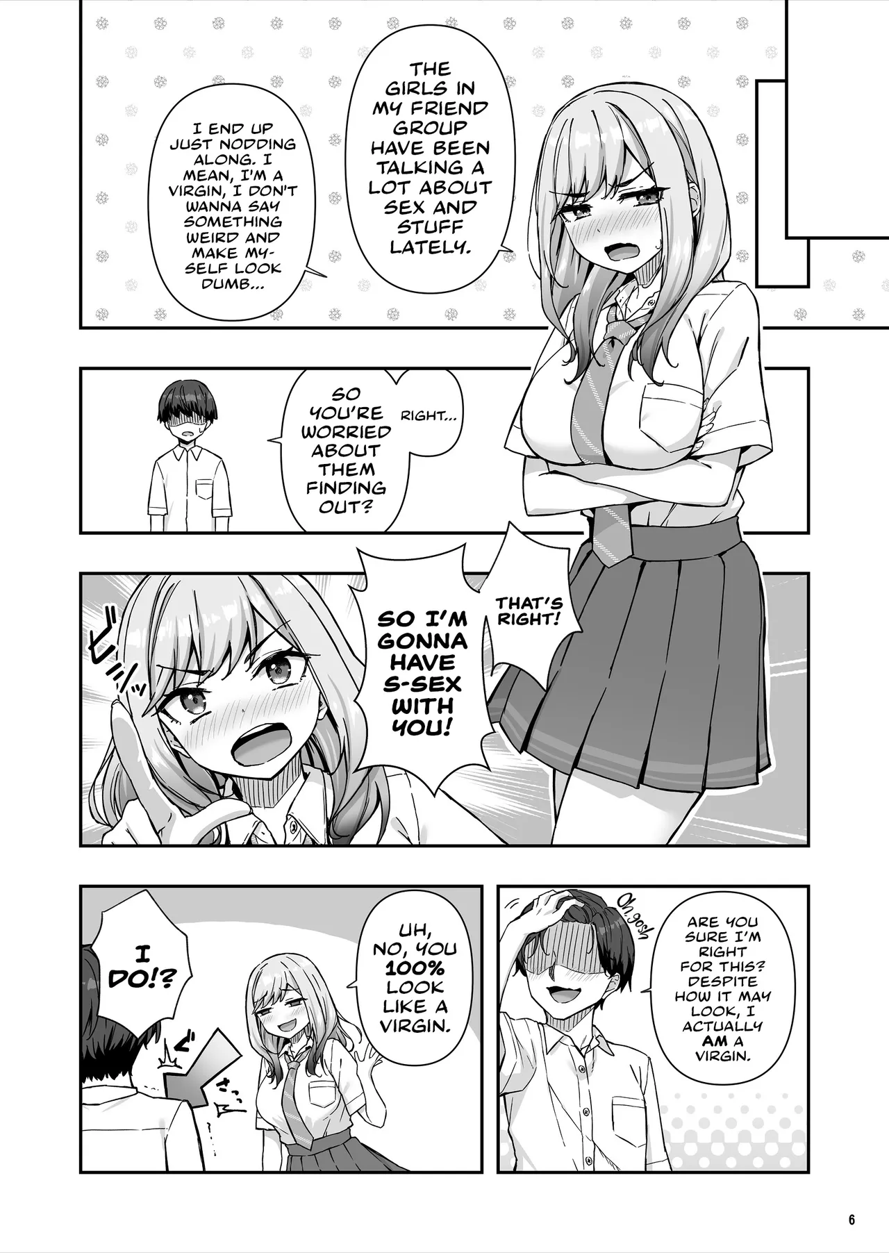 Page 7 of [Maritozzo (cccpo, Dynamite moca)] The Delinquent Gyaru That I Fantasize About Found Out! | Furyou Gal de Ero Mousou Shitetara Honnin ni Bareta Ken [English] [Cookie Cruncher]