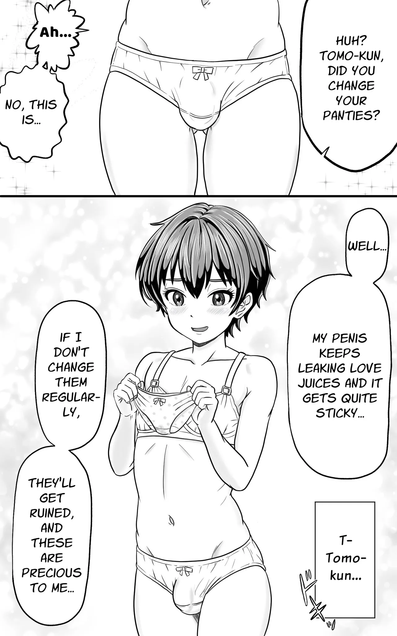 Page 3 of [Yas Yas Horny] Crossdressing Prettyboy Tomo is ALWAYS Wet [English] [Penguin Piper]