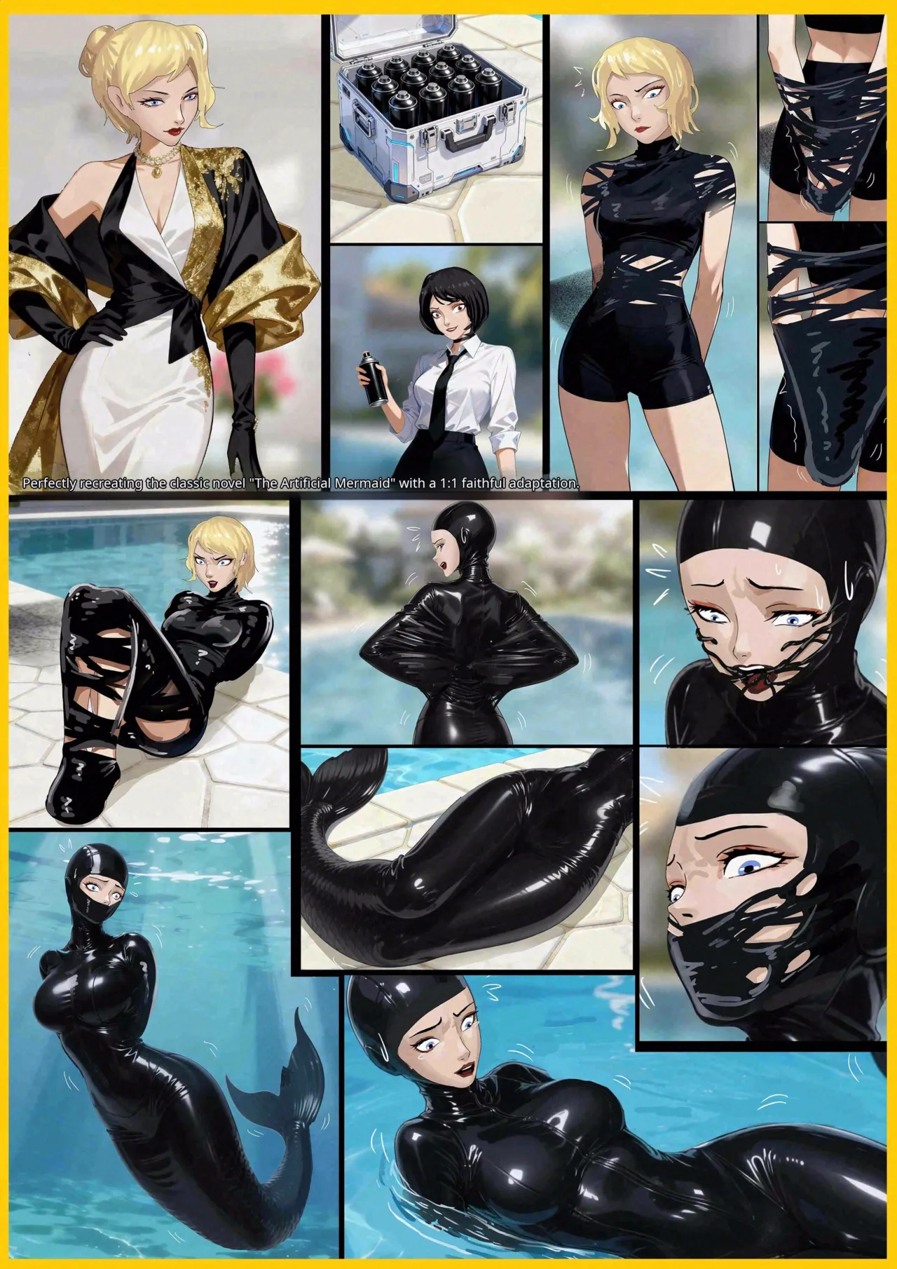 king《Super Popular Novel Adapted into a Comic — The Artificial Mermaid, Episode 01》 page 1 full