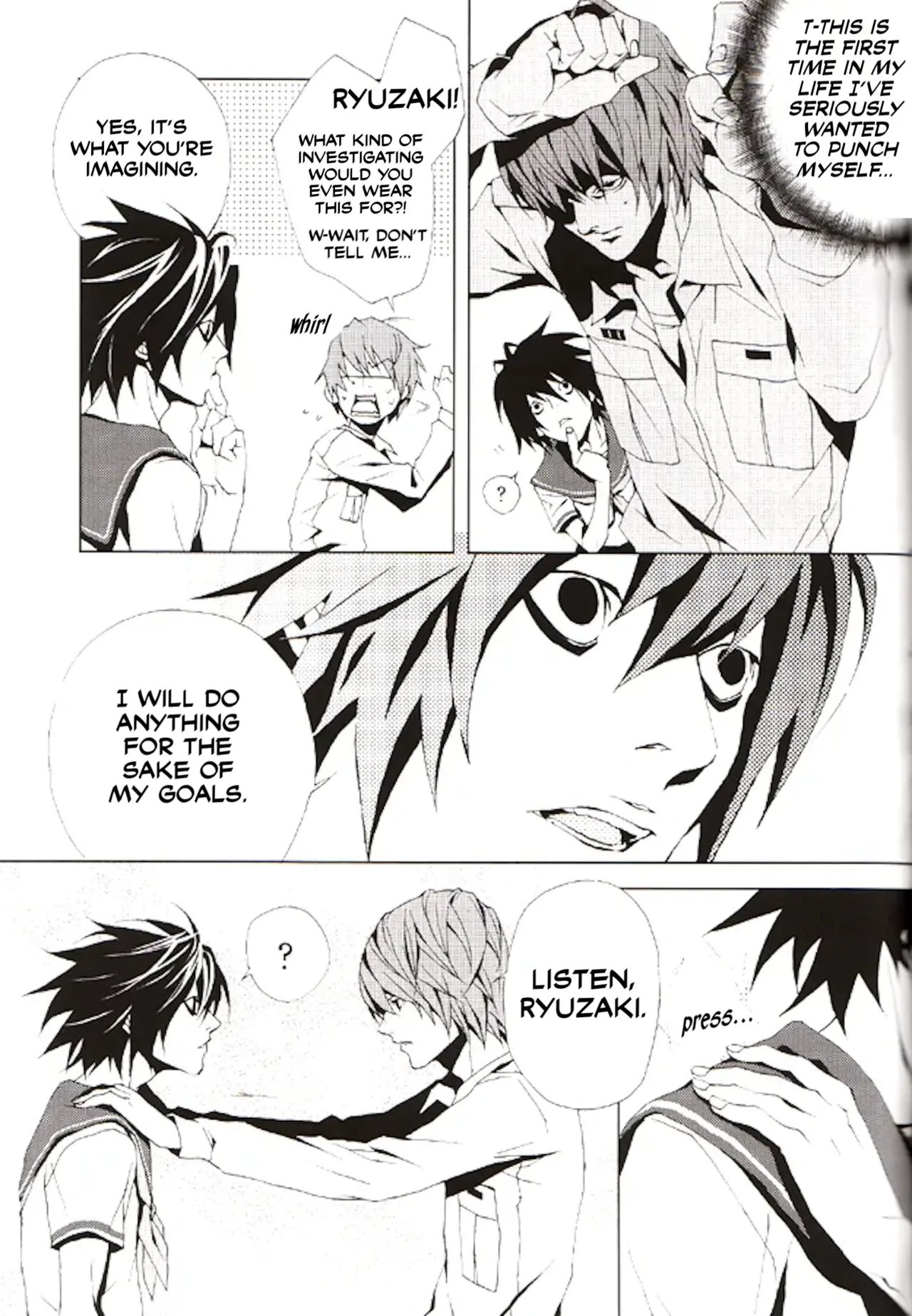 Page 14 of [FLAT (Fujino Akitsugu)] Image Fight (Death Note) [English]
