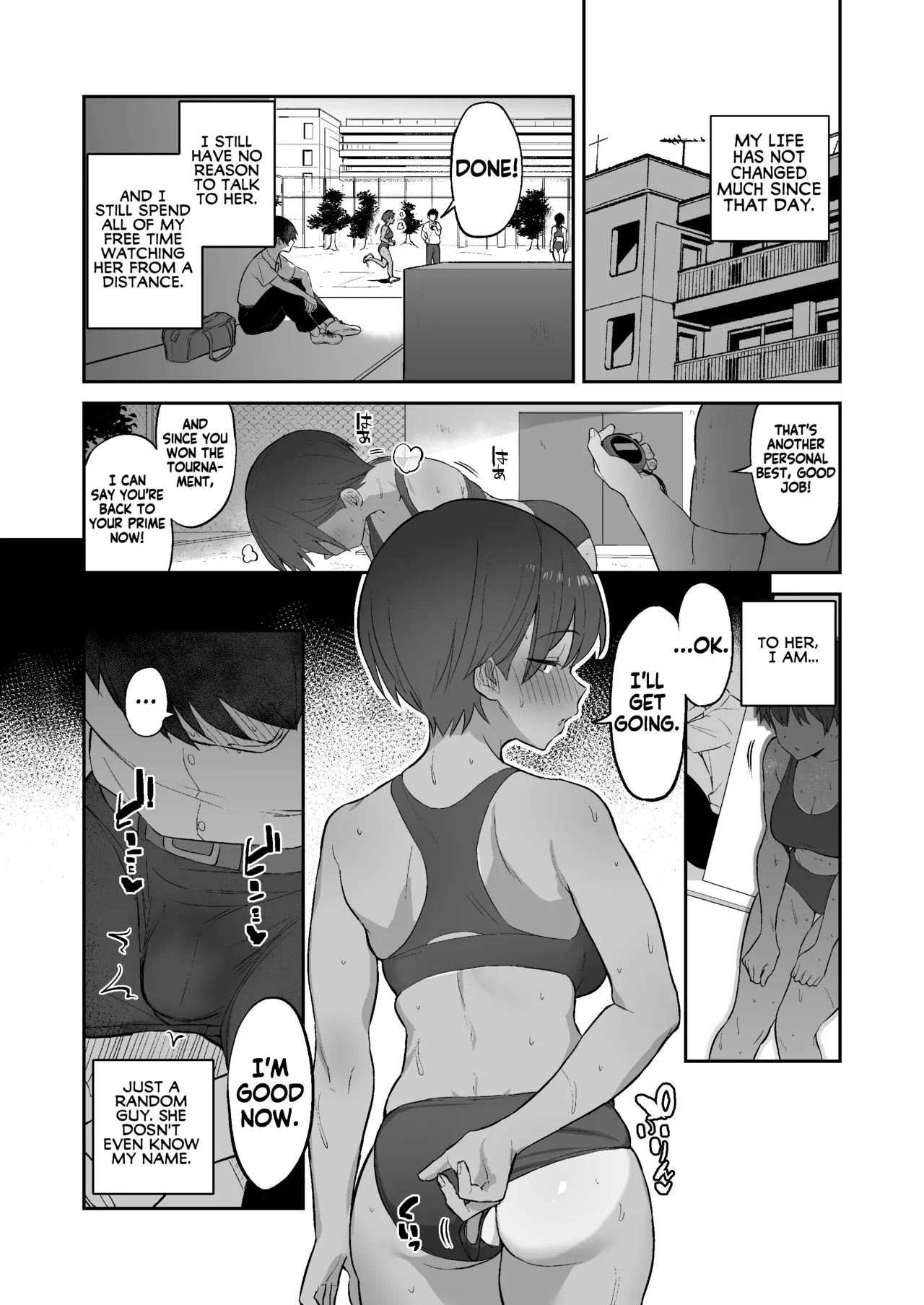 Page 37 of [Akashiba Honpo (Igusa)] Seiyoku Tsuyo Tsuyo Rikujoubu ni Shiboritorareru Hanashi | Milked Dry By The Super Horny Girl From The Track And Field Club [Digital] [English] [KM_42]