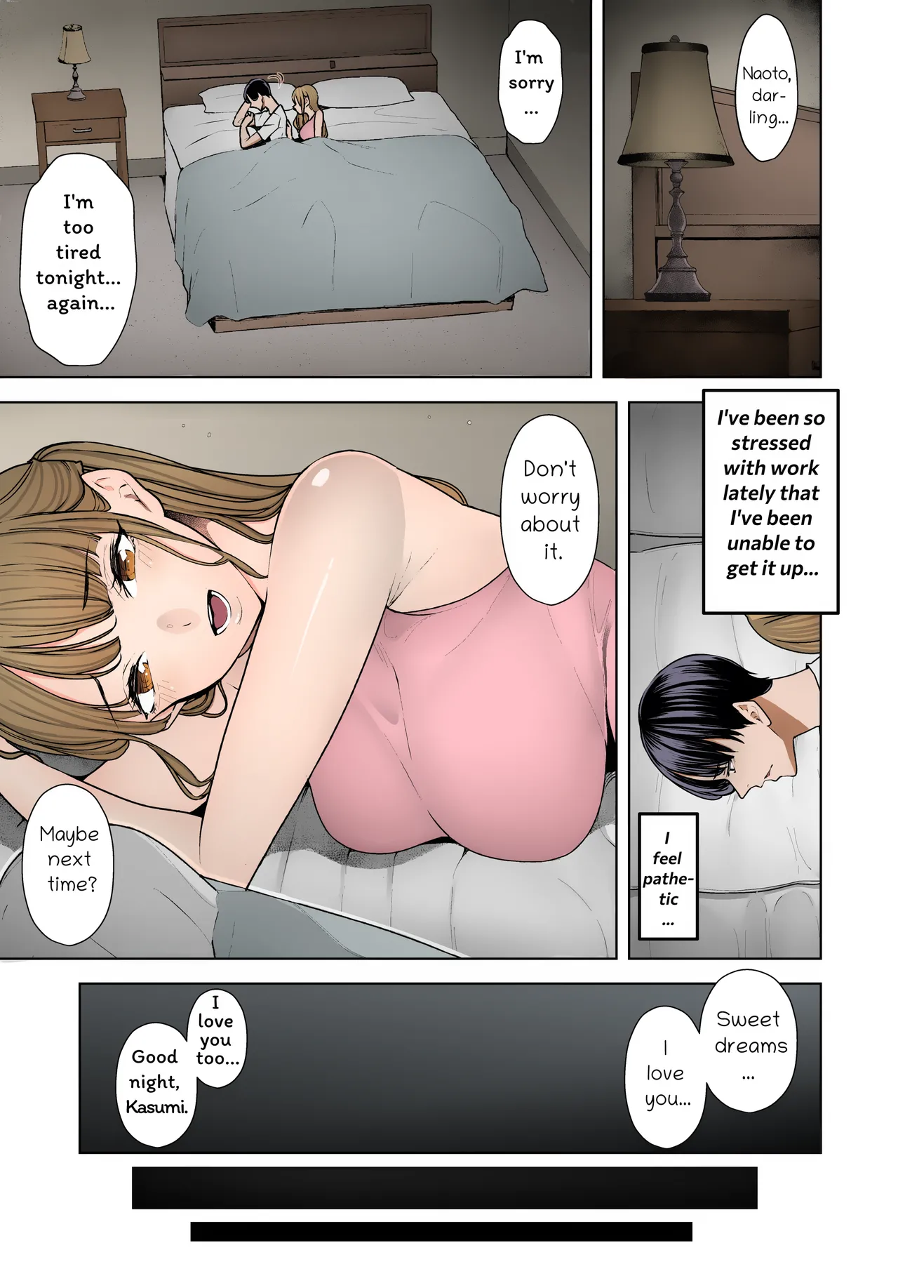 Page 4 of [Sanku] Boku Wa Tsuma Ga Netorare Nando Mo Ikasareru Sugata O Mitsuzuketa- I Kept Watching While a Man Made My Wife Cum Over and Over (English) (Decensored) (Colorized) [Erocolor]