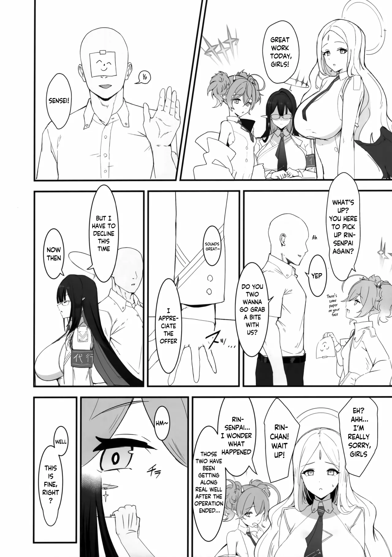 Page 3 of (C106) [Nue Don (Nuee)] Sakari Sugidesu Sensei (Blue Archive) [English]