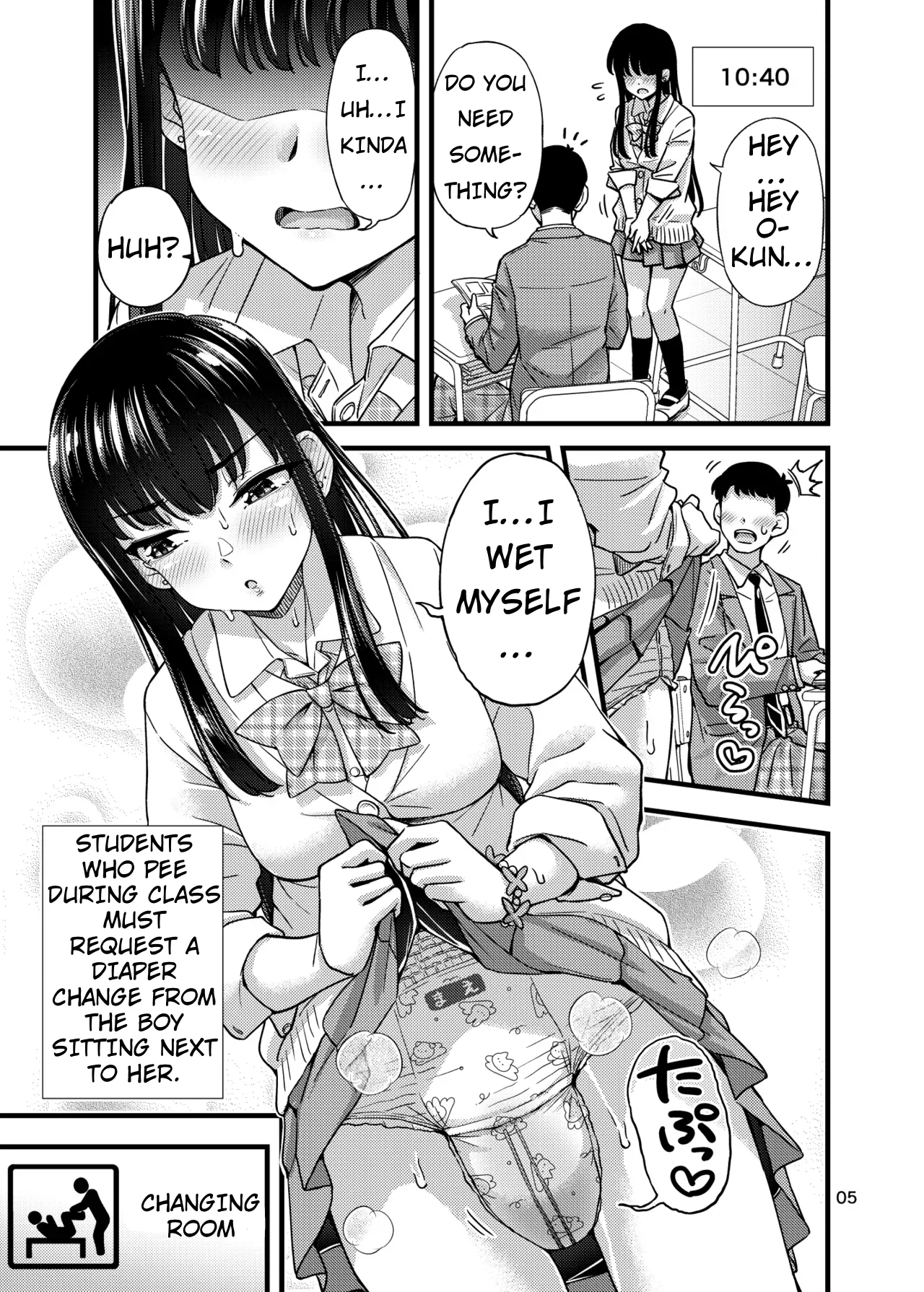 Page 5 of A World Where Girls Wearing Diapers Is the Norm
