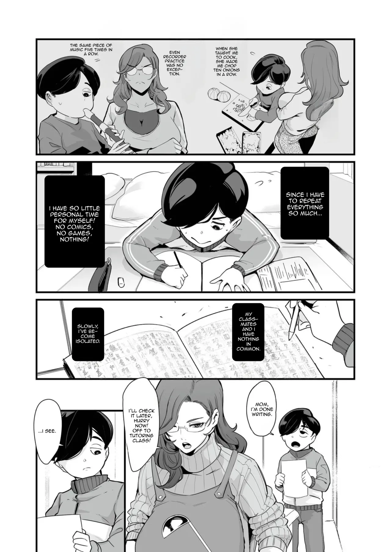 Page 4 of [SOUND MILK (Otochichi)] Repetitive Practice Mama! The Story of Recieving Sex Ed From an Extremely Strict Mother [English] [MTL] [Digital]