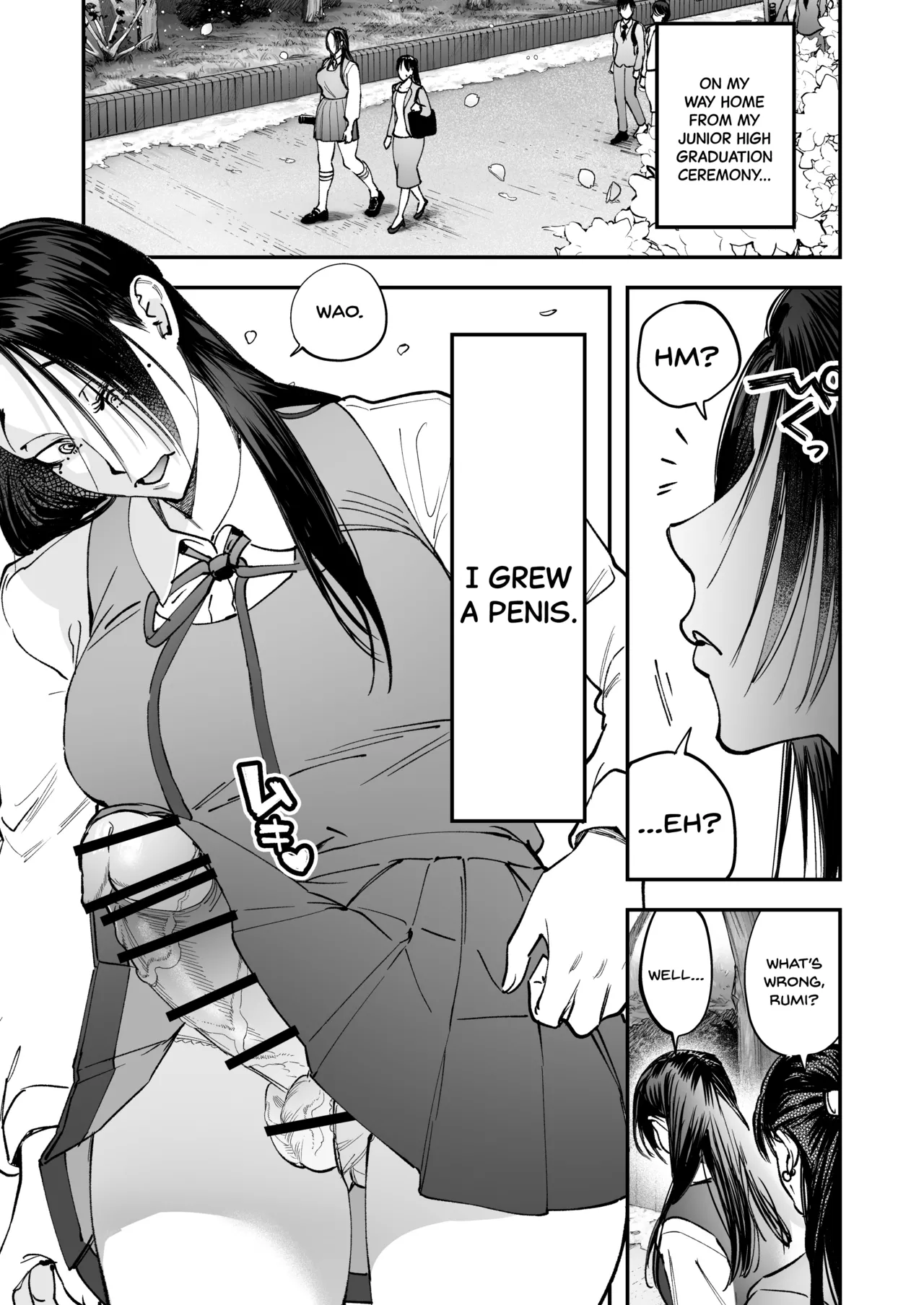 Page 3 of [Tosha Pink (Chimeda)] Haetate Futanari Haru, Kaitsuu-chuu. [English] [SDTLs]