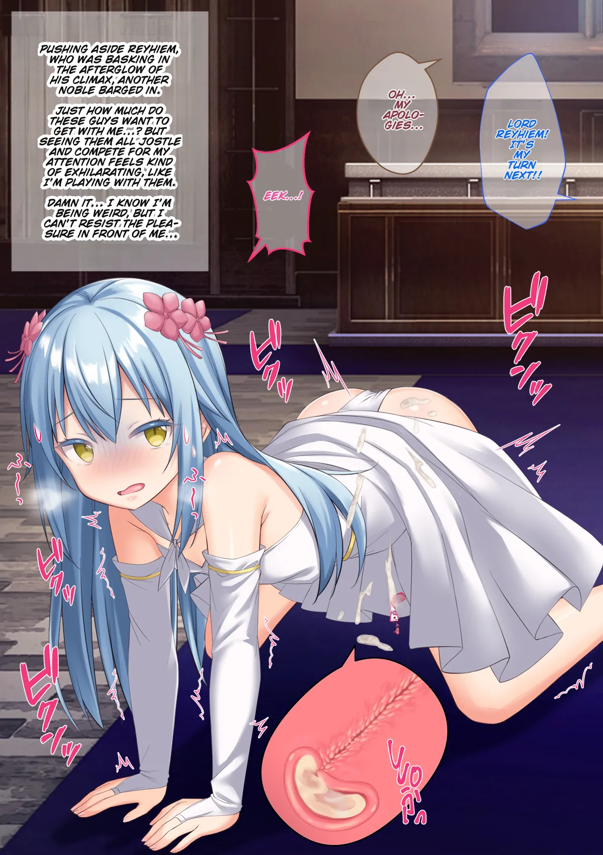 Page 87 of [Onna Kishi no Shiro (Knight, Yukimi Iris)] That Time a Beautiful Girl with a Stunning Body Was Manipulated by Her Enemy, Forced to Masturbate in Public, and Became a Sex Slave (That Time I Got Reincarnated as a Slime)