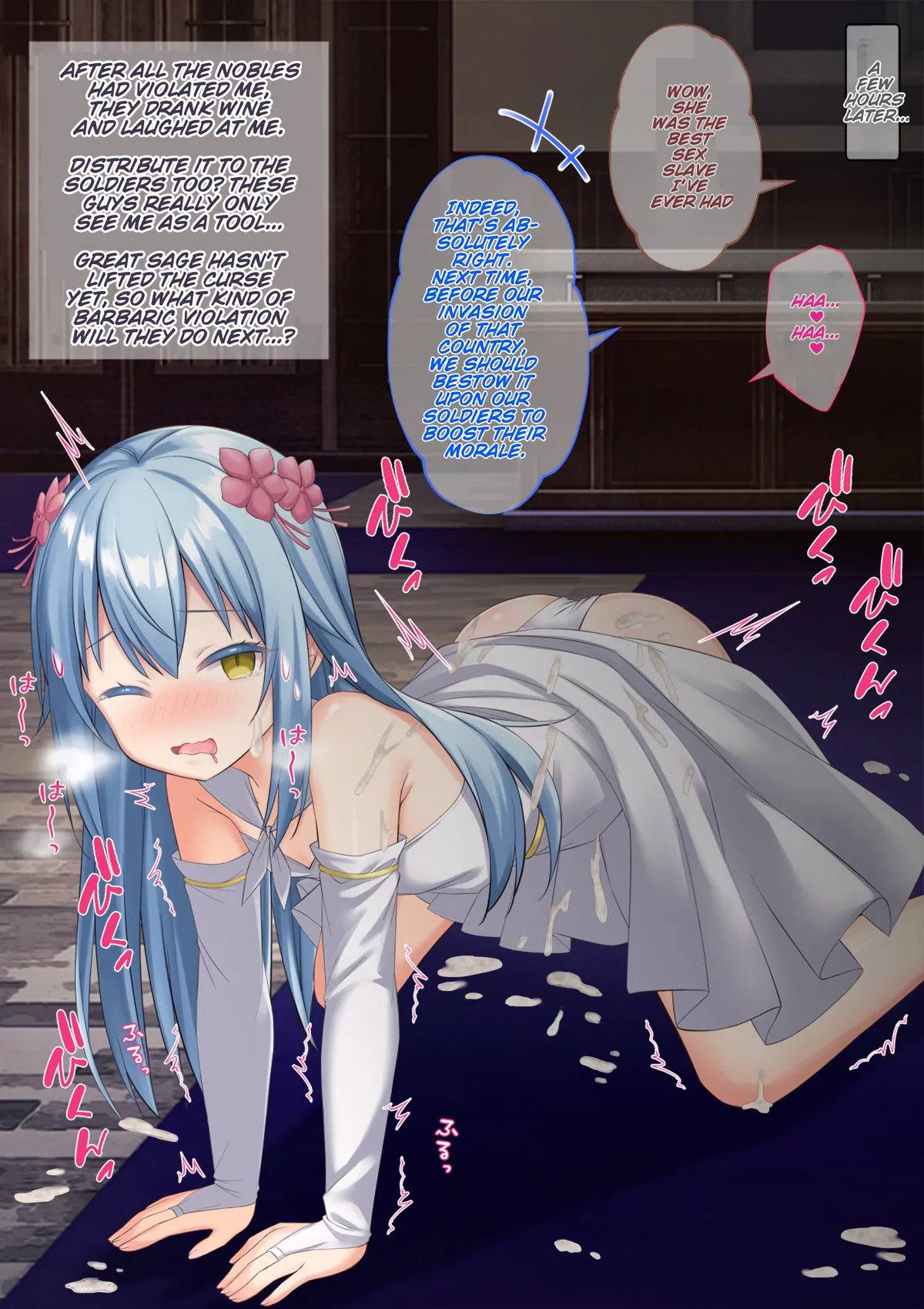 Page 91 of [Onna Kishi no Shiro (Knight, Yukimi Iris)] That Time a Beautiful Girl with a Stunning Body Was Manipulated by Her Enemy, Forced to Masturbate in Public, and Became a Sex Slave (That Time I Got Reincarnated as a Slime)