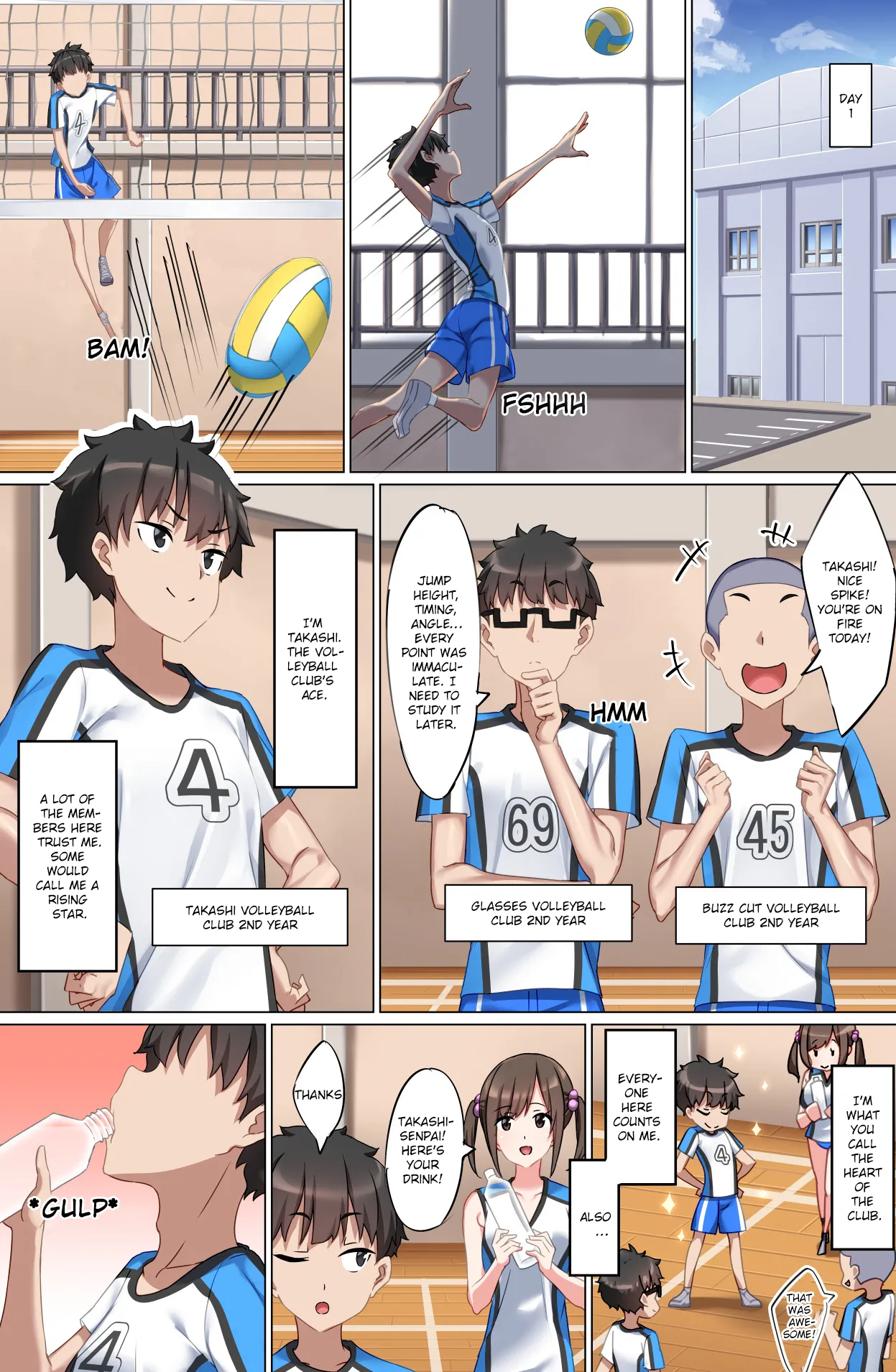 Page 5 of [Kurage no Suisou (Hagakure Kurage)] Welcome to the Weak Masochist Volleyball Club