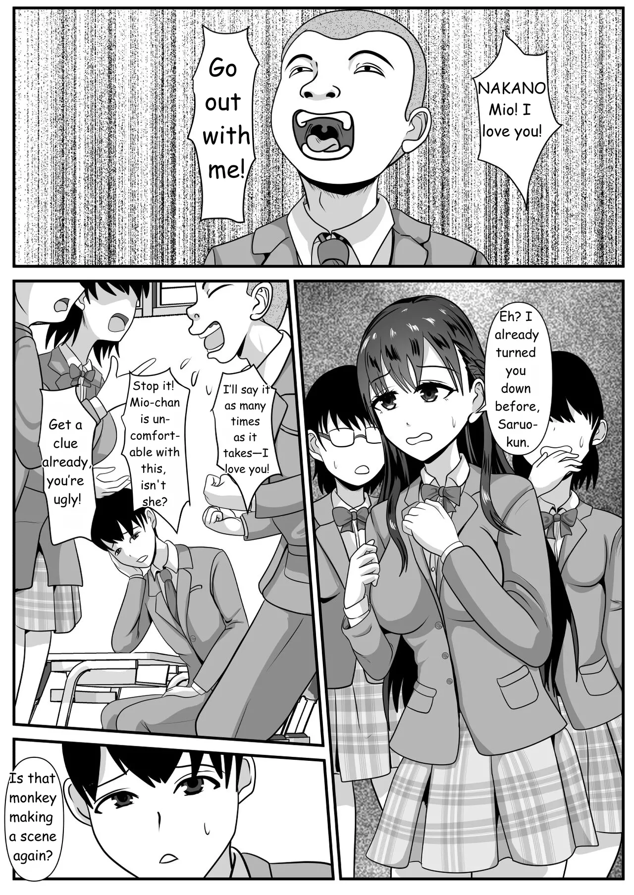 Suki na Joshi ga Hentai Yuujin ni Kuwareta page 2 full